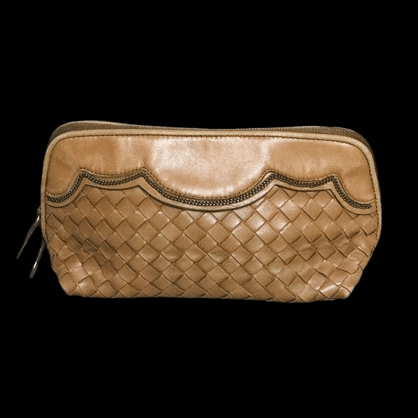 Bottega Veneta Auth Bottega Veneta Leather Brown Clutches Size ONE SIZE - 2 Thumbnail
