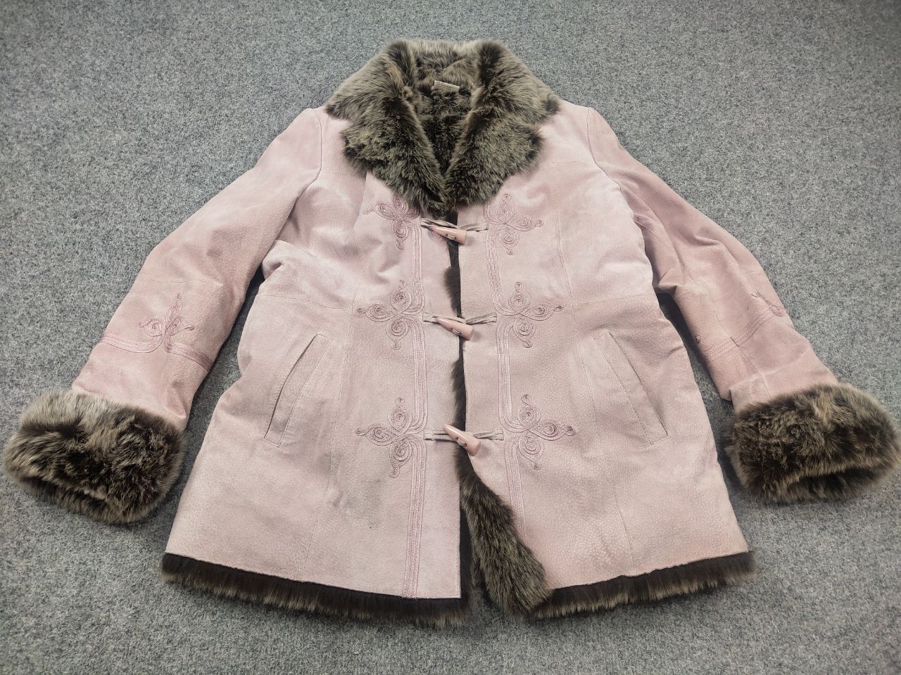 Hysteric Glamour Vintage Pink Hysteric Y2K leather sheepskin coat fur LGB Size XXL / US 16-18 / IT 52-54 - 3 Thumbnail