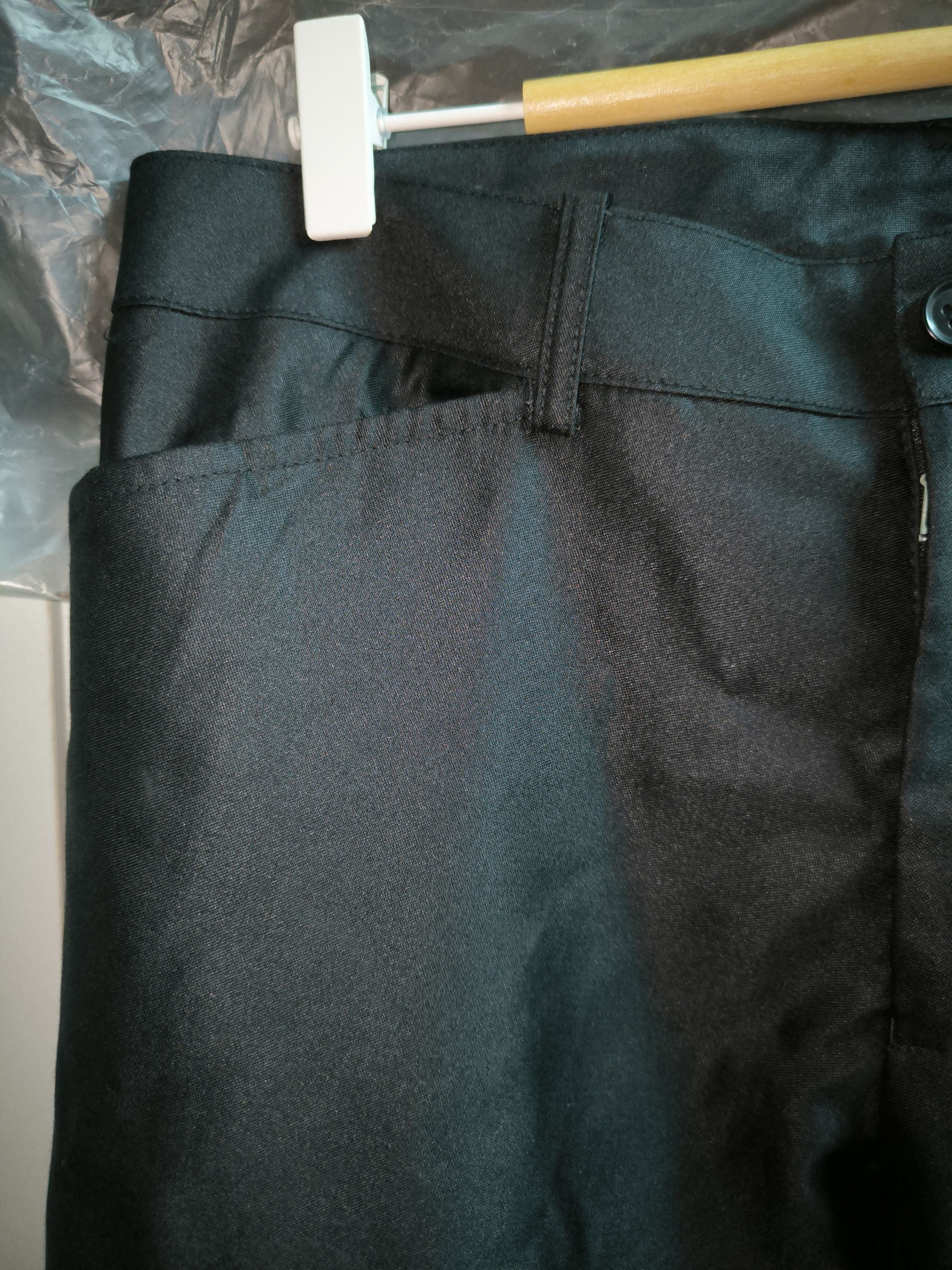 Designer × Katharine Hamnett London Wool Silk Black Pant Size US 32 / EU 48 - 13 Thumbnail