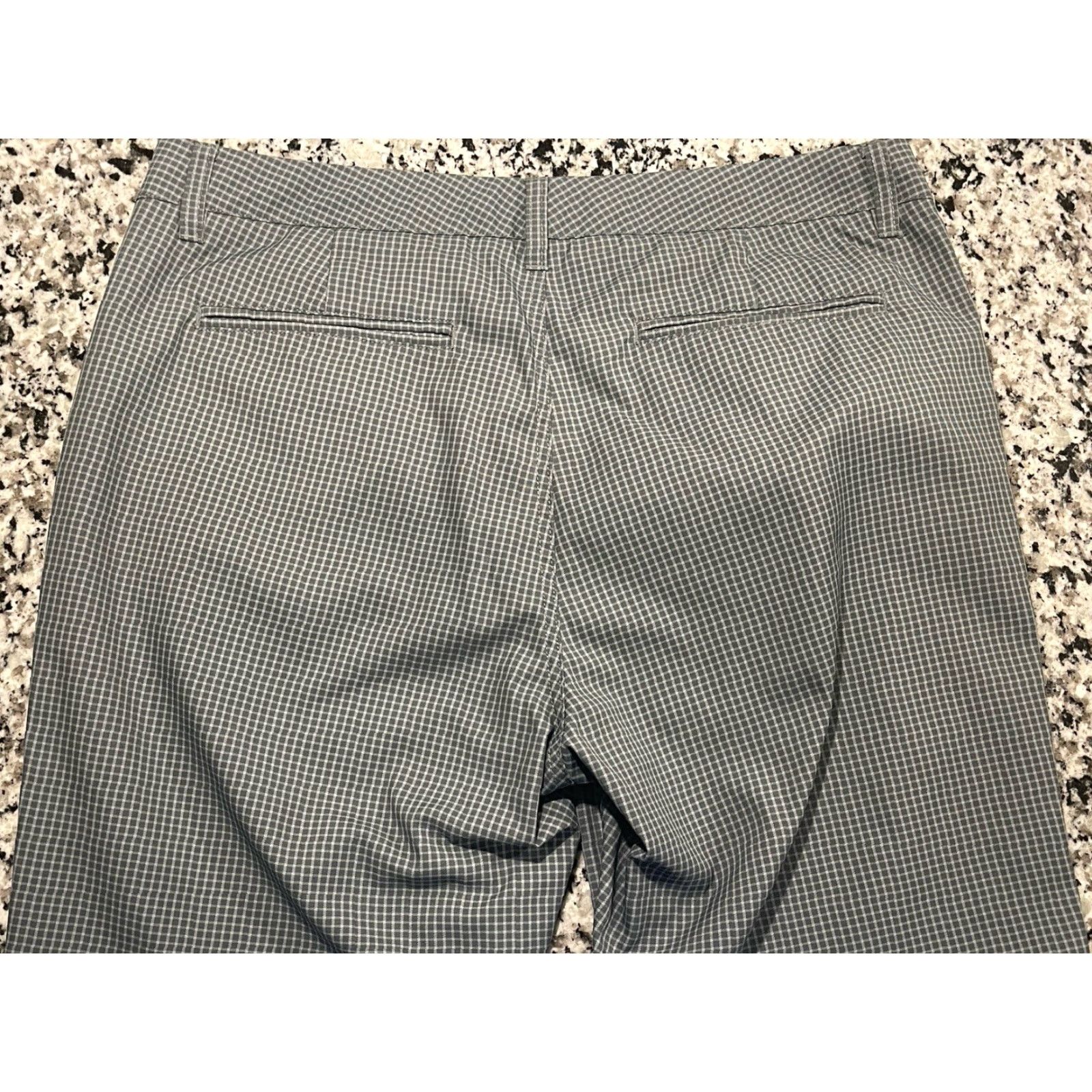 Bonobos Bonobos Golf Pants Mens 34x33.5 Green Plaid Flat Front Stretch Anti-slip Waist Size US 34 / EU 50 - 6 Thumbnail
