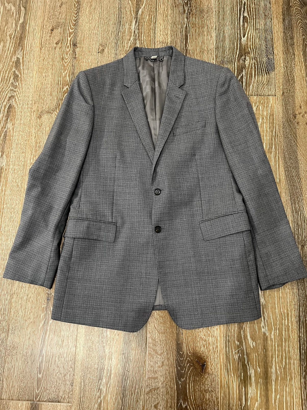image of Burberry London 54R Blazer Suit Jacket Pattern, Men's