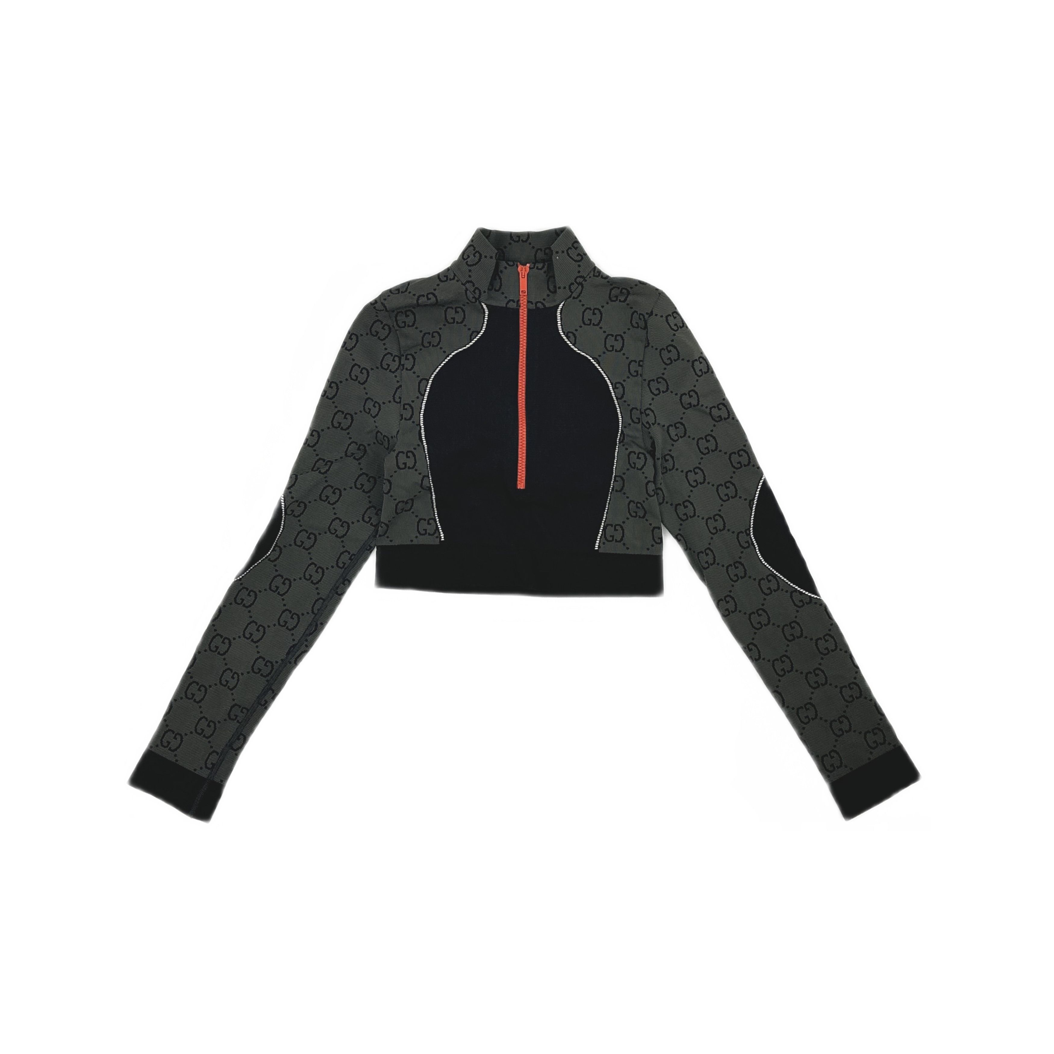 Gucci Gucci GG Monogram Half-Zip Top Size S Size S / US 4 / IT 40 - 1 Thumbnail