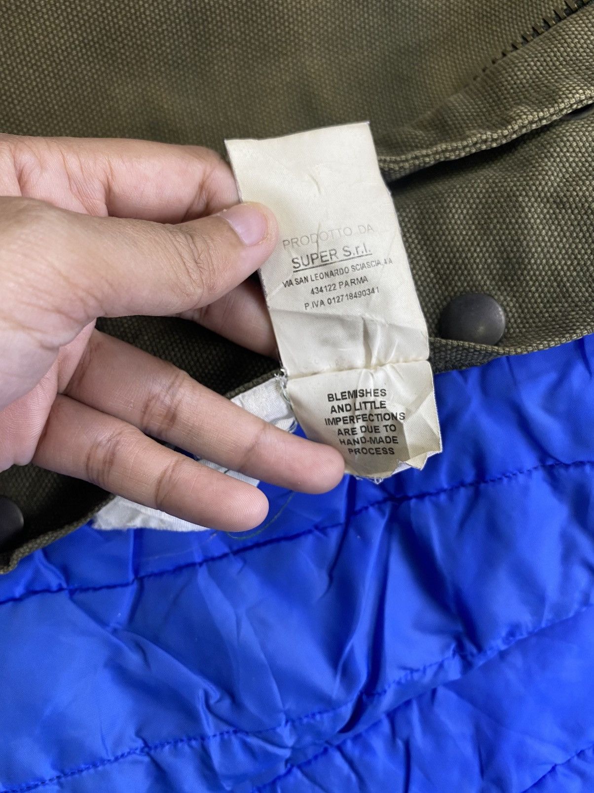 Vintage Vintage Arkap Military Made In Italy Canvas Hoodie Jacket Size US M / EU 48-50 / 2 - 15 Thumbnail