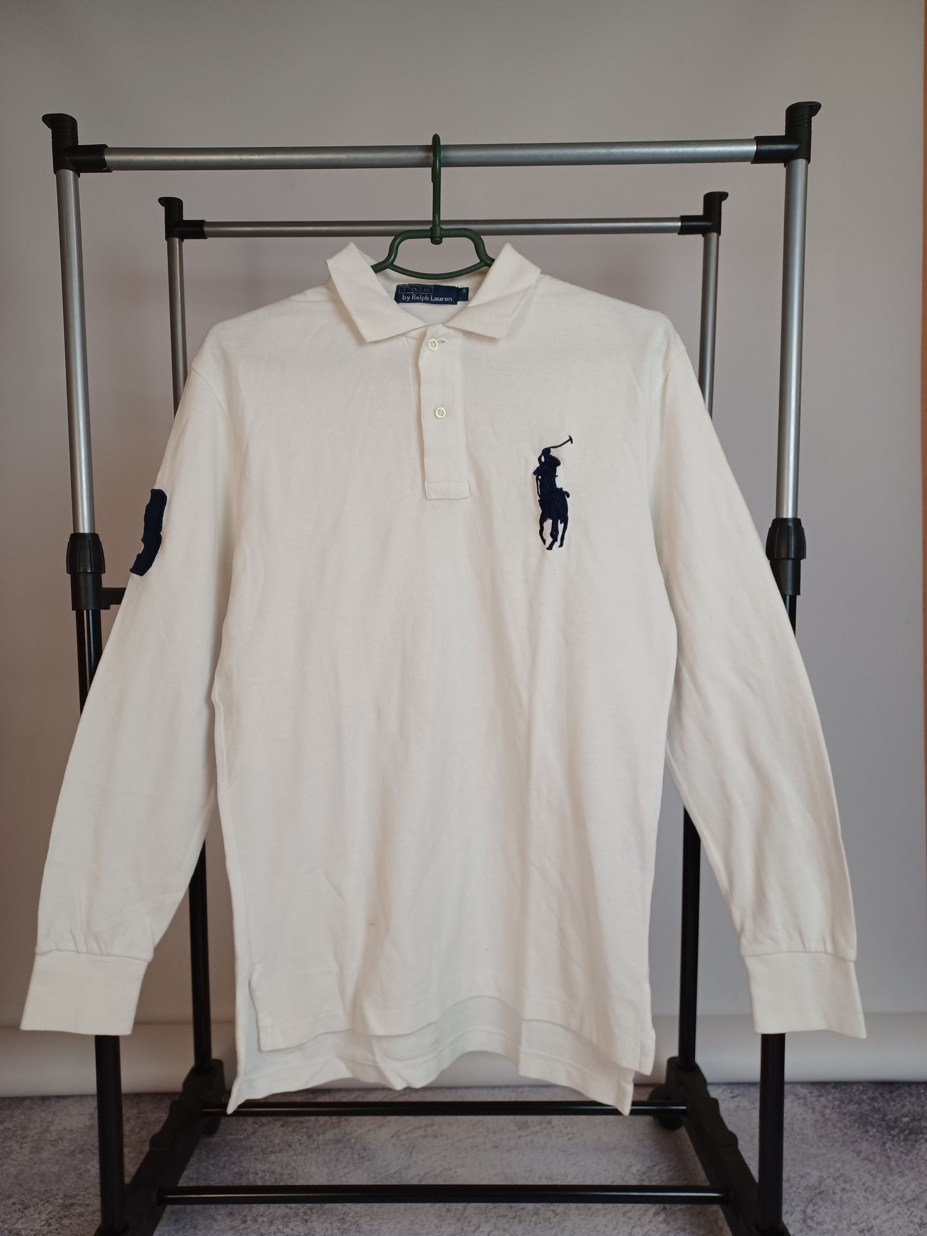 Pre-owned Polo Ralph Lauren X Rrl Ralph Lauren Vintage Polo Ralph Laurent 3 White Long Sleeve