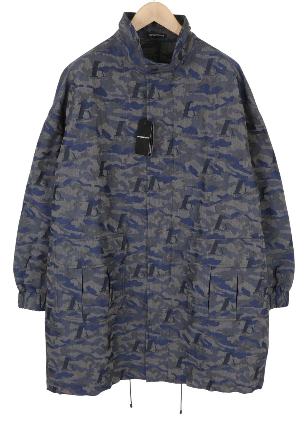 Emporio Armani EU50 Jacquard Camo Oversized Full Zip 86773 Size US M / EU 48-50 / 2 - 1 Thumbnail