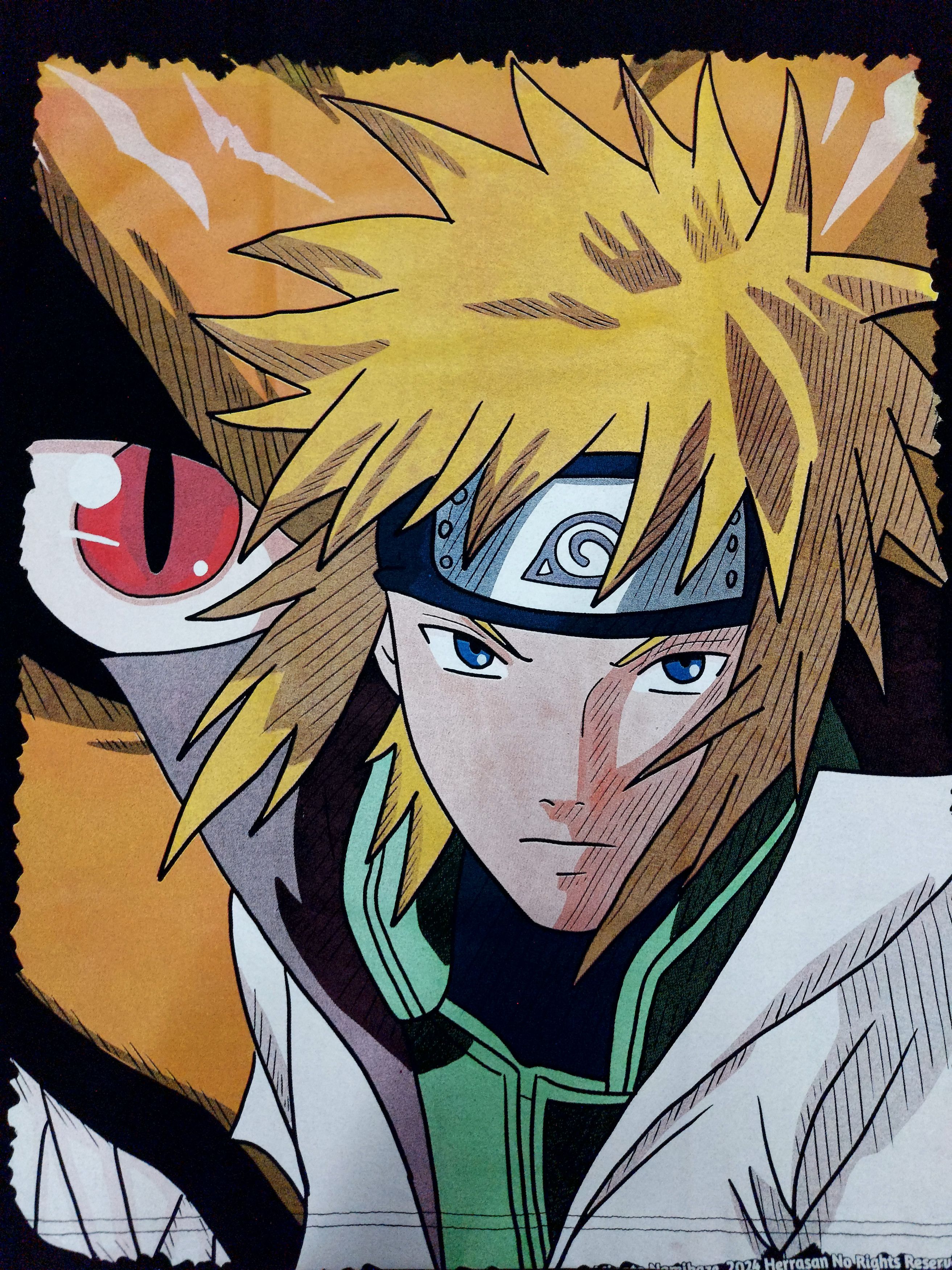 Anime × Japanese Brand 💥Naruto Shippuden Minato Namikaze The Yellow FlashT Shirt Size US L / EU 52-54 / 3 - 1 Thumbnail