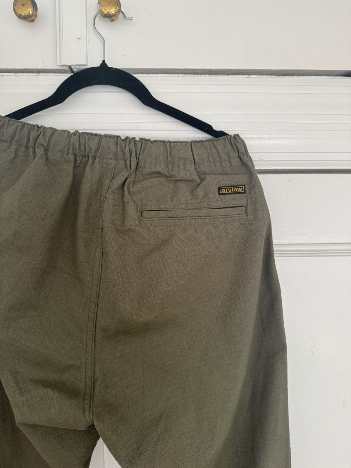 Orslow Orslow 1/Small New Yorker Pants Green Ripstop Elastic Waist Size US 30 / EU 46 - 7 Thumbnail