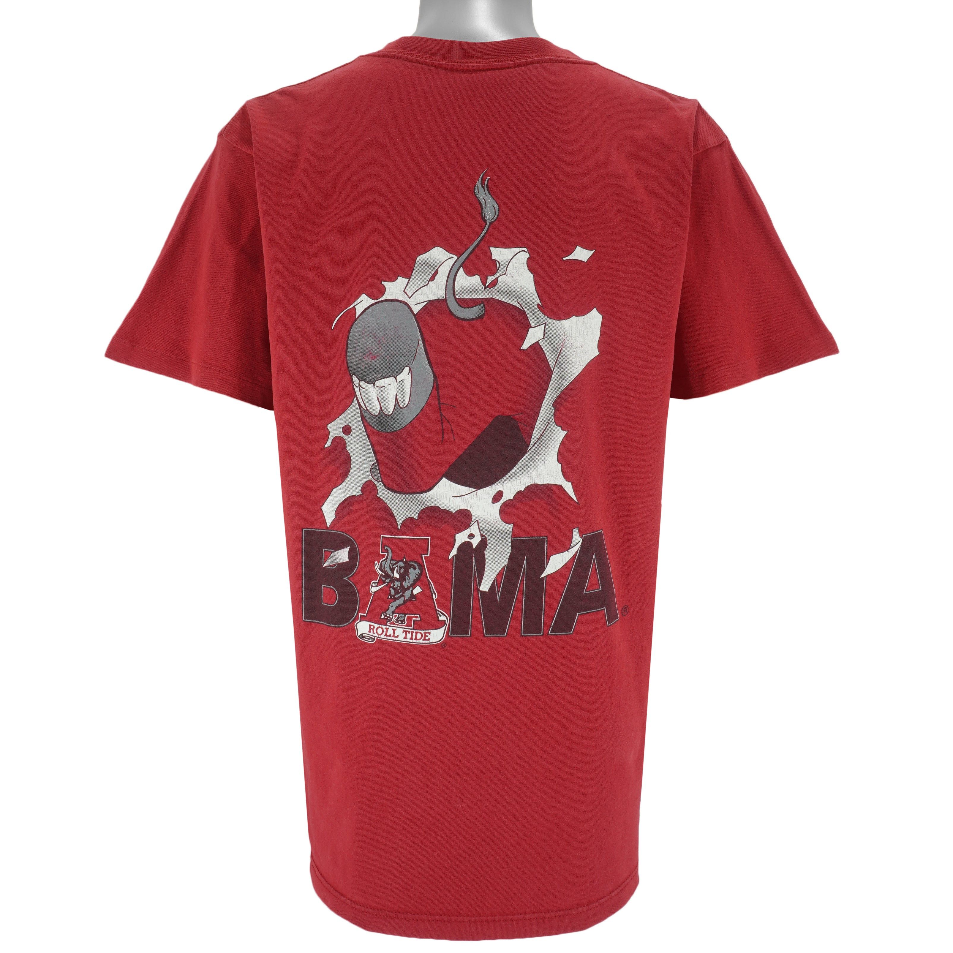 NCAA (Home Team) - Alabama Crimson Tide Mascot T-Shirt 1990s Size US XL / EU 56 / 4 - 2 Thumbnail