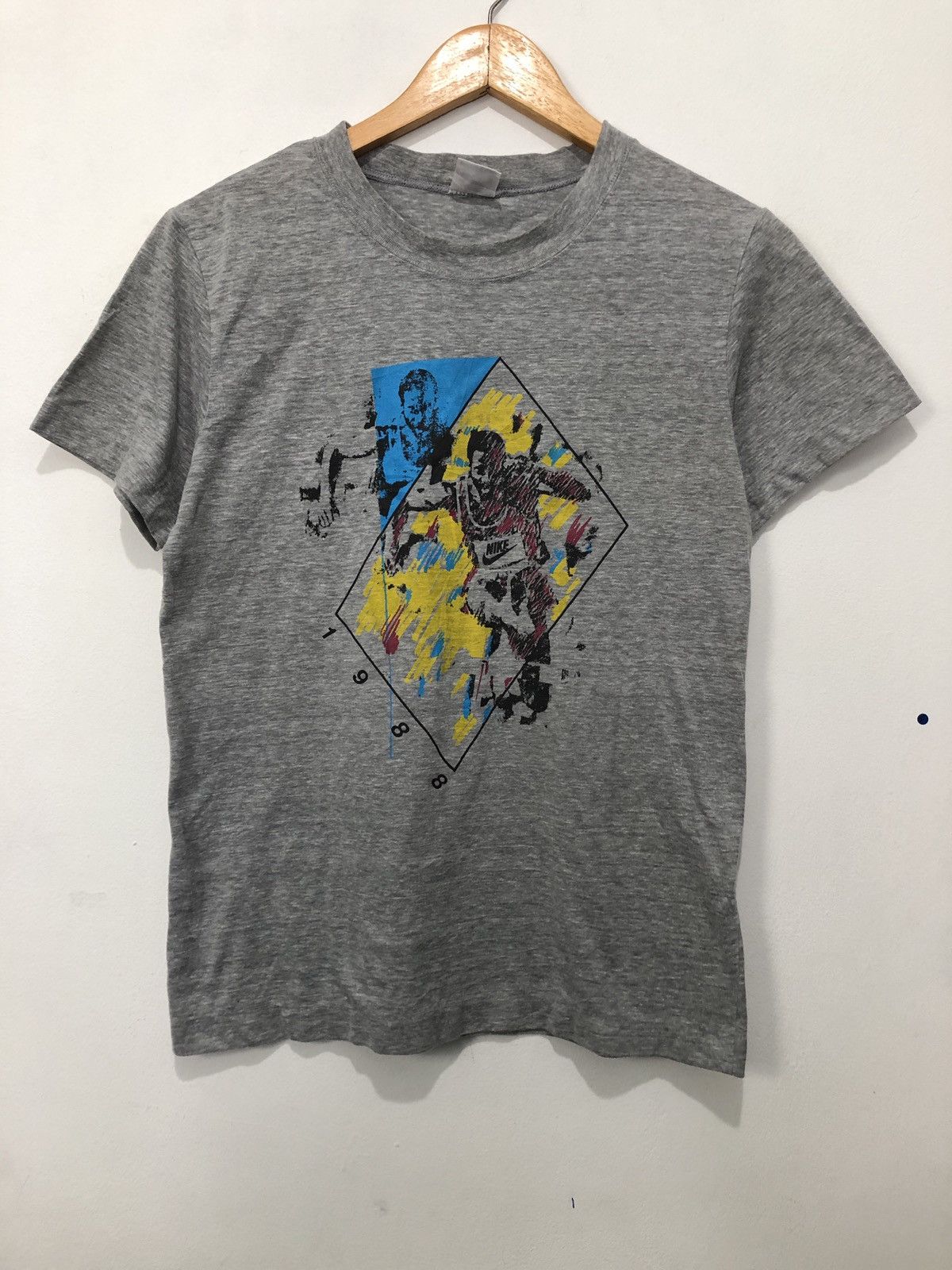 Vintage Vintage 80s Nike T-Shirt 5050 Size US S / EU 44-46 / 1 - 1 Thumbnail