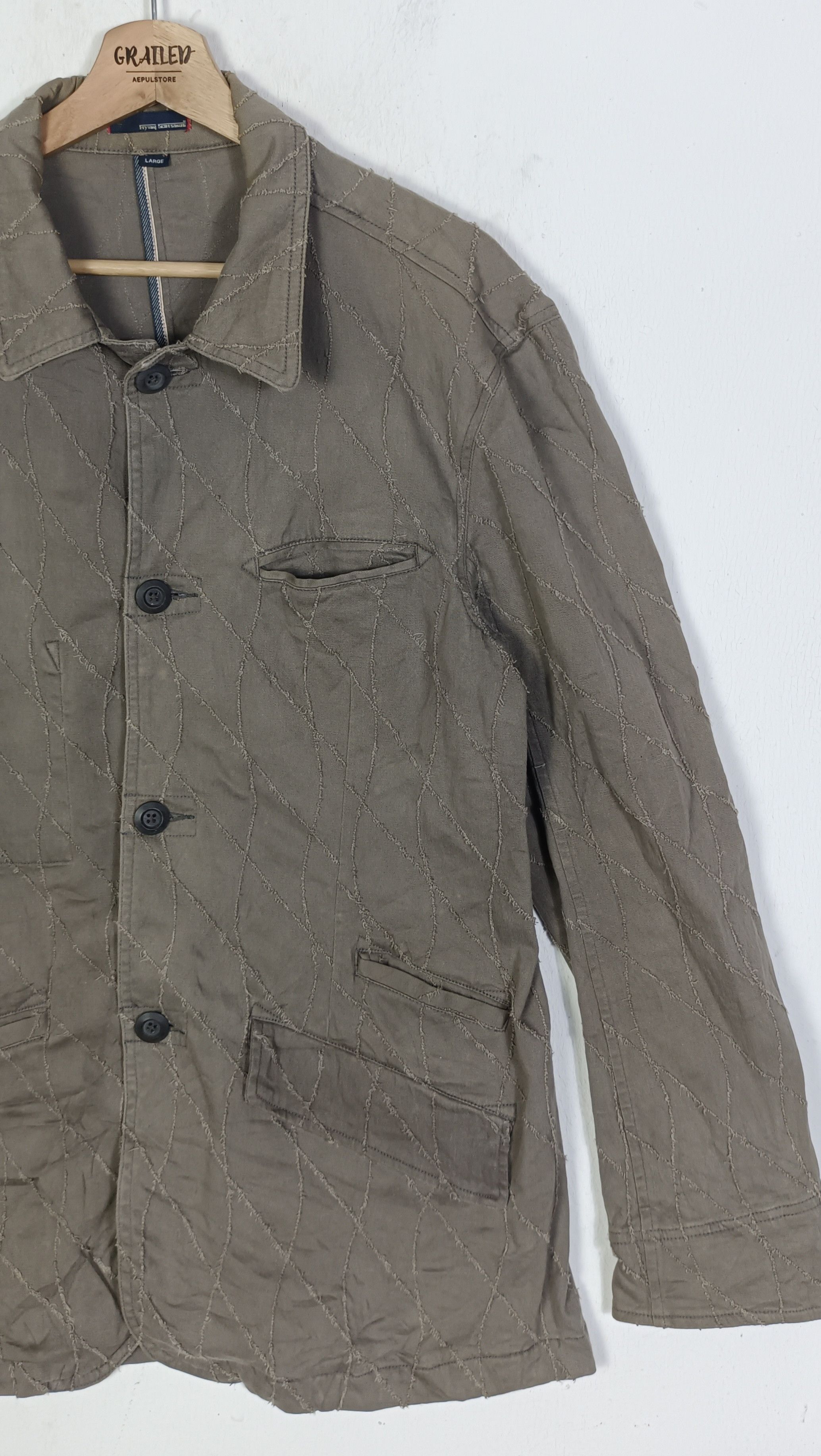Japanese Brand Rare🔥Flying Scotsman Full Selvedge Rare Design Size US L / EU 52-54 / 3 - 5 Thumbnail