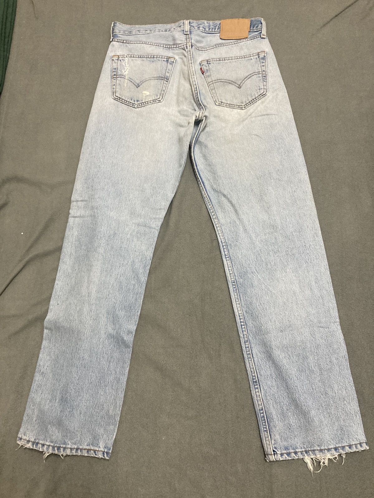 Levi's Vintage 90’s Levis 501 jeans Made in USA Size US 33 - 15 Thumbnail