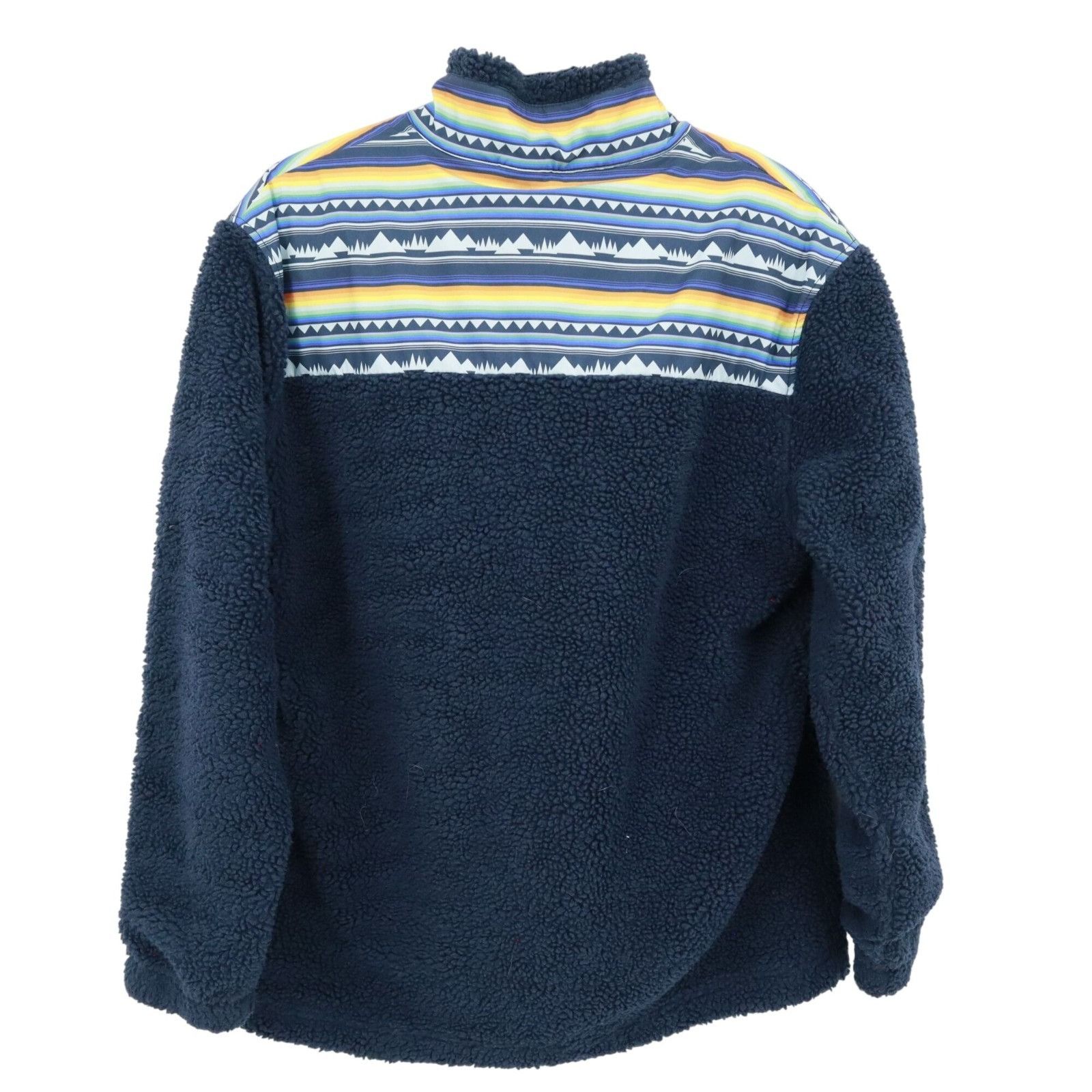 Other Hooey Sherpa Pullover Jacket Mens S Navy Boho Western Aztec Size US S / EU 44-46 / 1 - 3 Thumbnail