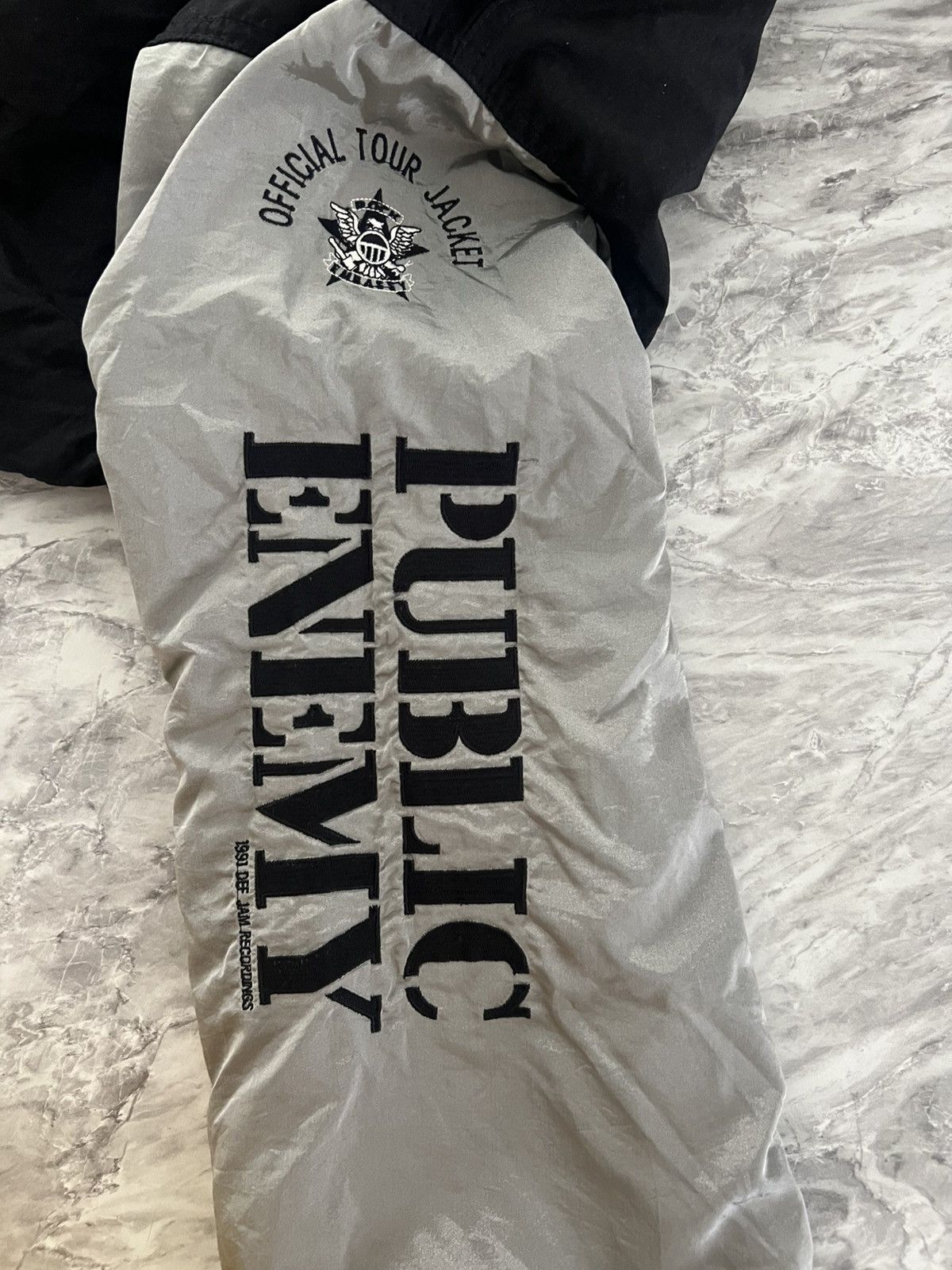Public Enemy Vintage Public Enemy Tour Jacket Size Large Size US L / EU 52-54 / 3 - 5 Thumbnail