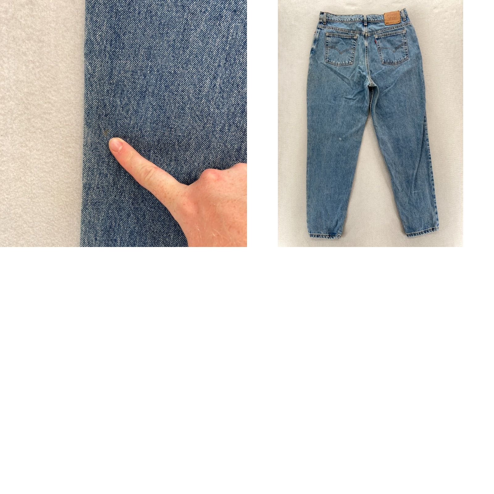 Levi's Vintage Levi's 550 Jeans Women's 18W Relaxed Tapered Blue Denim 1998 USA 5-Pocket 30in Inseam Jeans Womens Boys Girls Mens Size 40" / US 18 - 10 Thumbnail