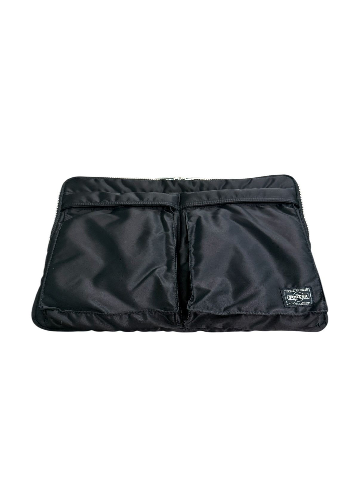 Porter YOSHIDA PORTER TANKER BLACK NYLON CLUTCH/DOCUMENT BAG Size ONE SIZE - 4 Thumbnail