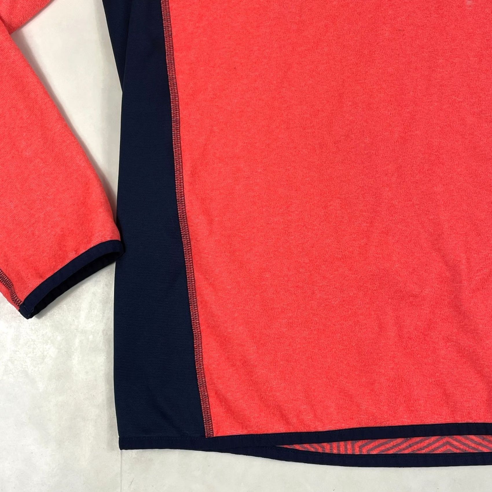 Under Armour Under Armour Sweater Mens M Red Peach ColdGear Infrared 1/4 Zip Fleece Golf PullOver Regular Knit Logo Size US M / EU 48-50 / 2 - 5 Thumbnail