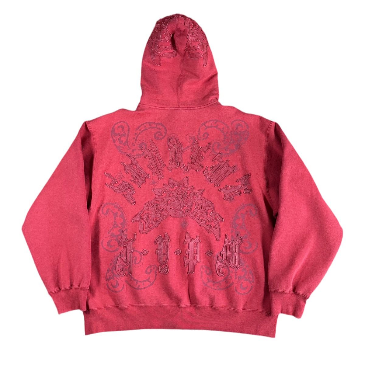 Supreme Supreme Leather Appliqué Zip Up Hooded Sweatshirt Size US L / EU 52-54 / 3 - 2 Thumbnail