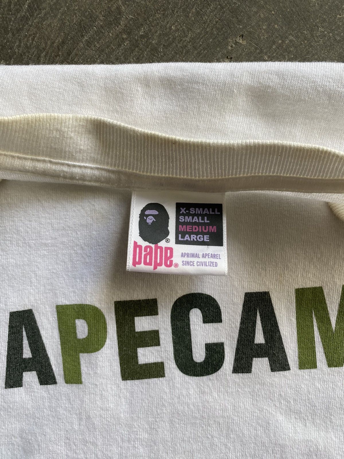 Bape × Nigo Bape Camo Logo Tee Size US M / EU 48-50 / 2 - 5 Thumbnail