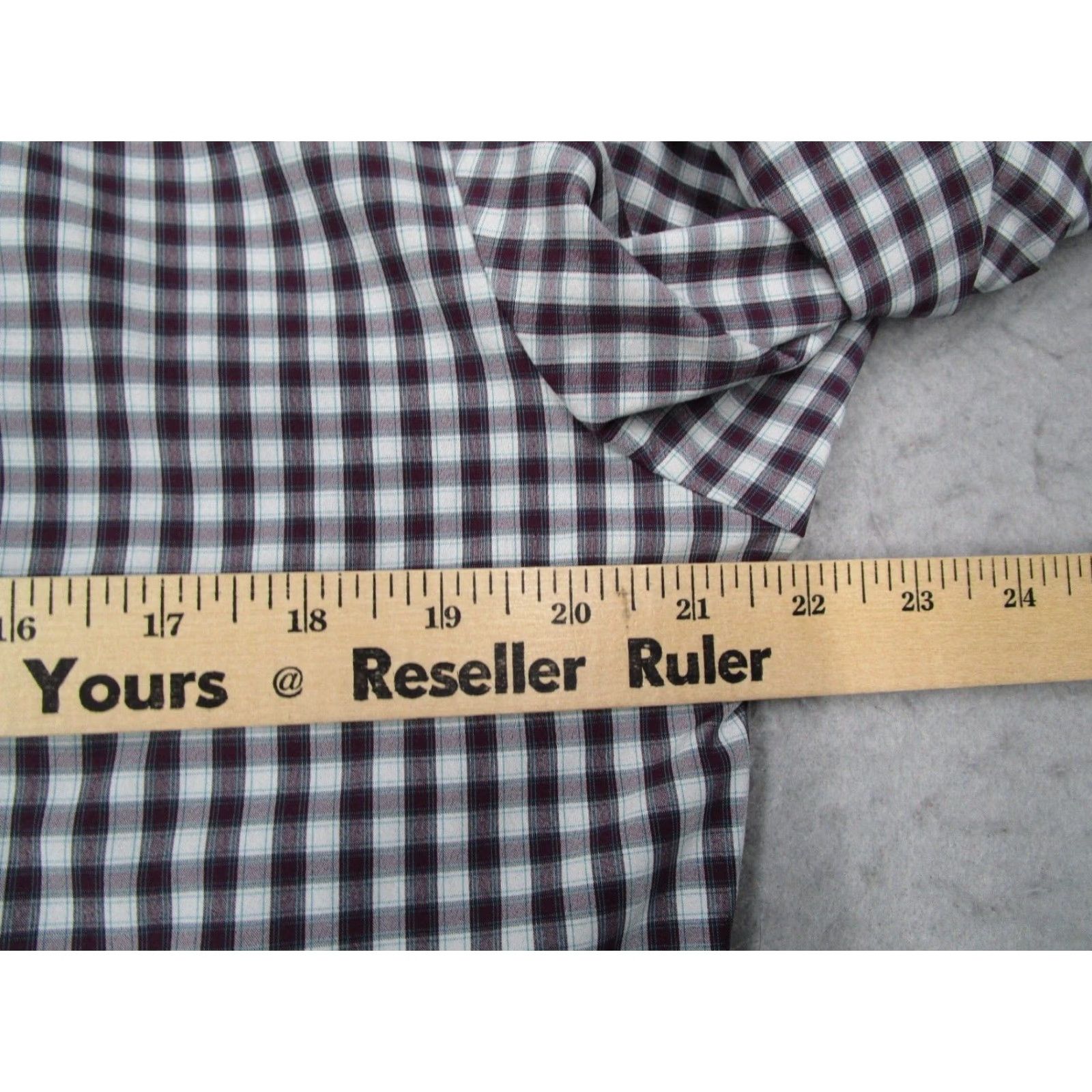 Mizzen+Main Mizzen+Main Shirt Mens M Trim Fit Red Leeward Check Button-Up Long Sleeve Size US M / EU 48-50 / 2 - 6 Thumbnail