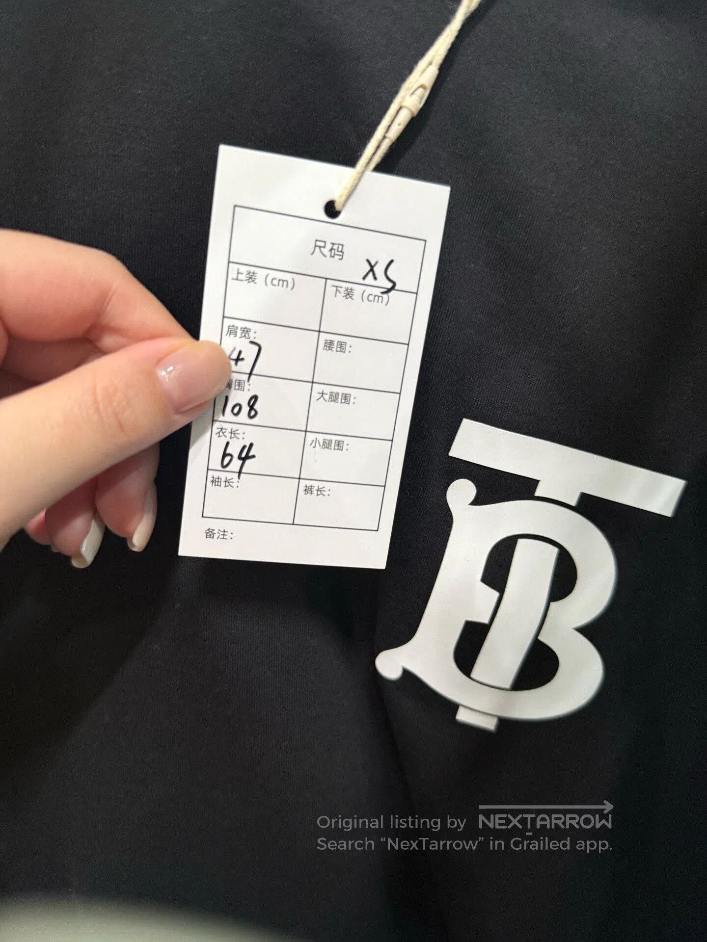 Burberry Burberry TB Print Black Cotton Womenswear. Size XS / US 0-2 / IT 36-38 - 7 Thumbnail