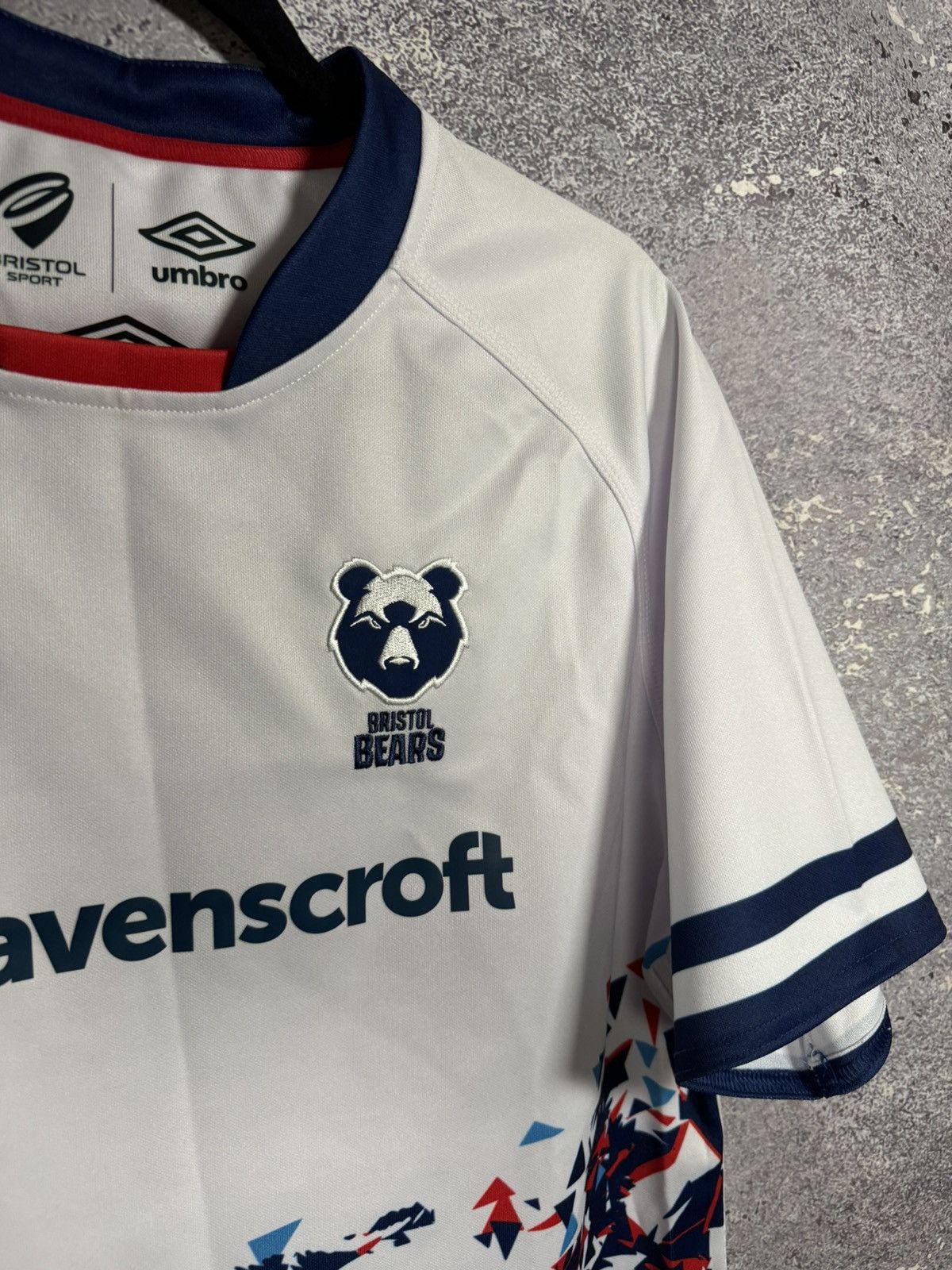 Umbro × Vintage Bristol Bears Rugby Away Cup Shirt 2021/22 Umbro Pro GPS top Size US L / EU 52-54 / 3 - 9 Thumbnail