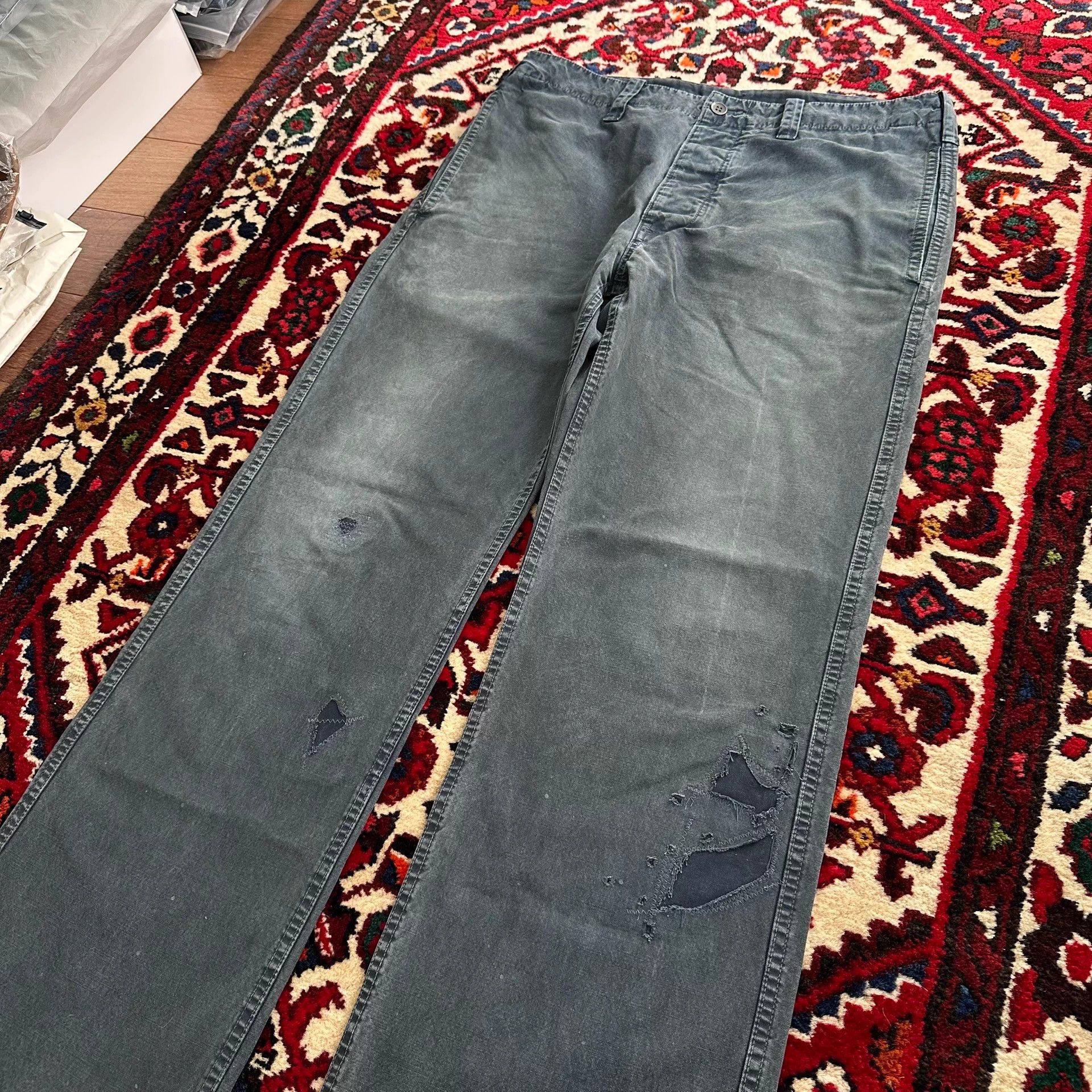 Visvim VISVIM 21SS GIFFORD PANTS DMGD 4-Washed Relaxed Pants Size US 36 / EU 52 - 5 Thumbnail