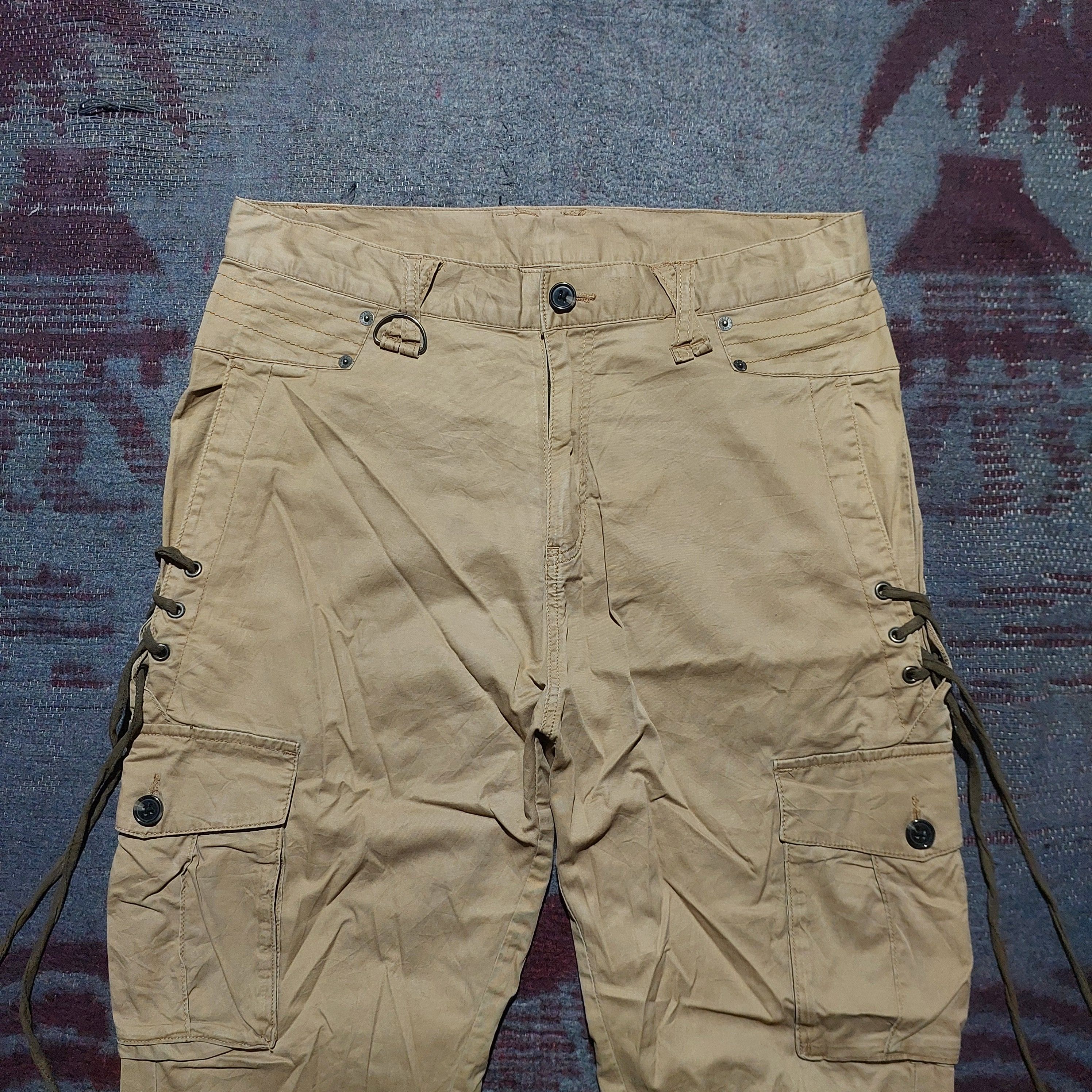 PPFM PPFM japanese zipp leg bondage cargo pants Size US 33 - 2 Thumbnail