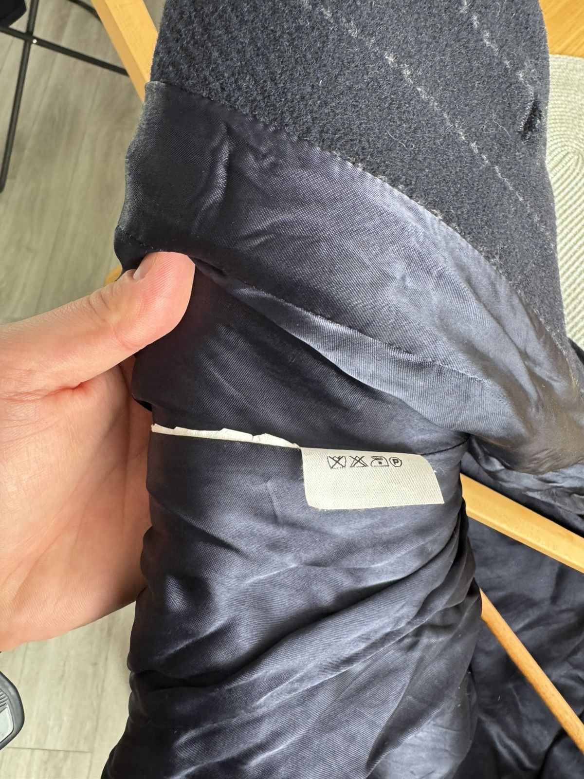 Emporio Armani × Giorgio Armani 1990 Giorgio Armani A Milano Borgonuovo 21 Long Coat Size XS / US 0-2 / IT 36-38 - 7 Thumbnail