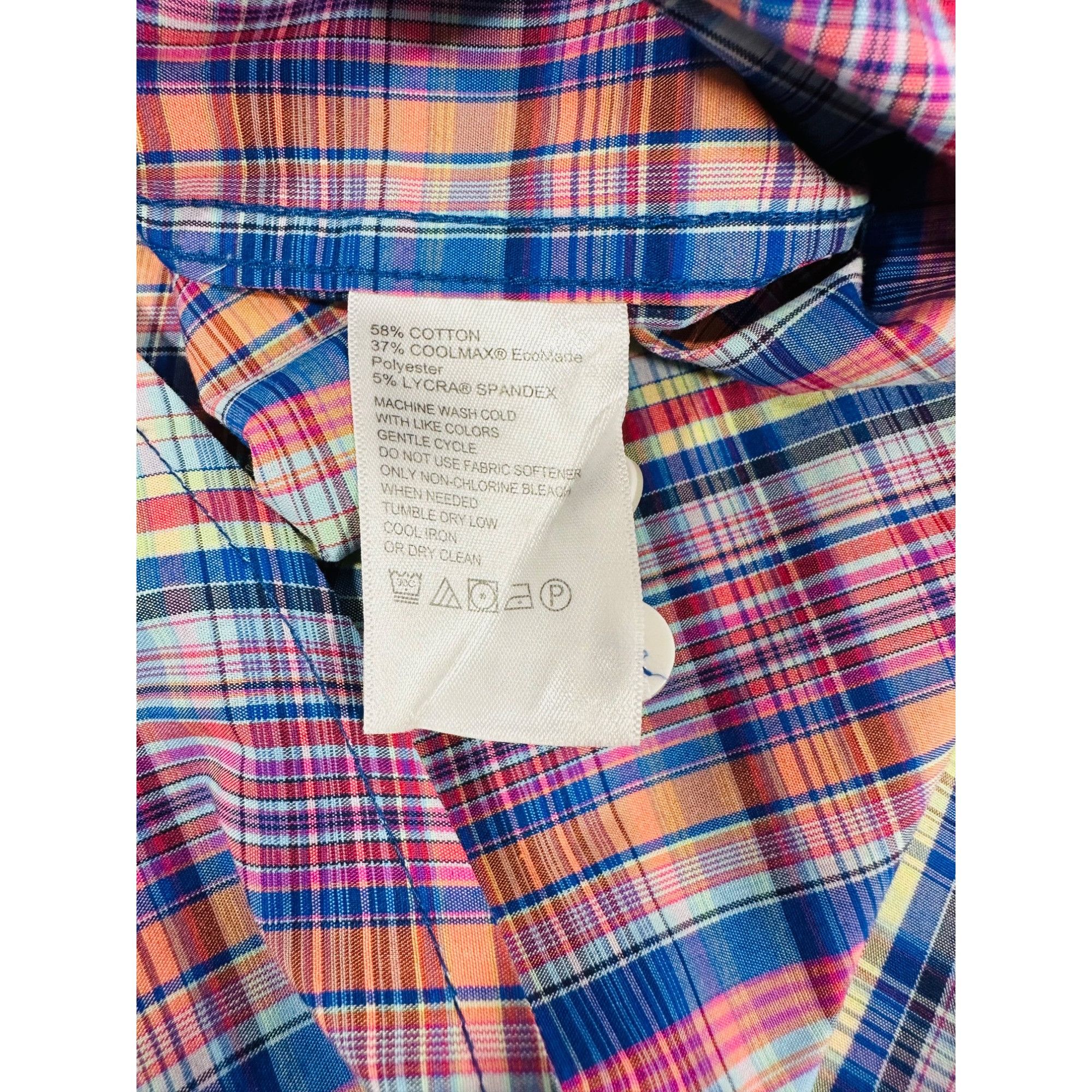 Tommy Bahama Tommy Bahama Sarasota Stretch Multicolor Plaid Long Sleeve B Size US L / EU 52-54 / 3 - 5 Thumbnail