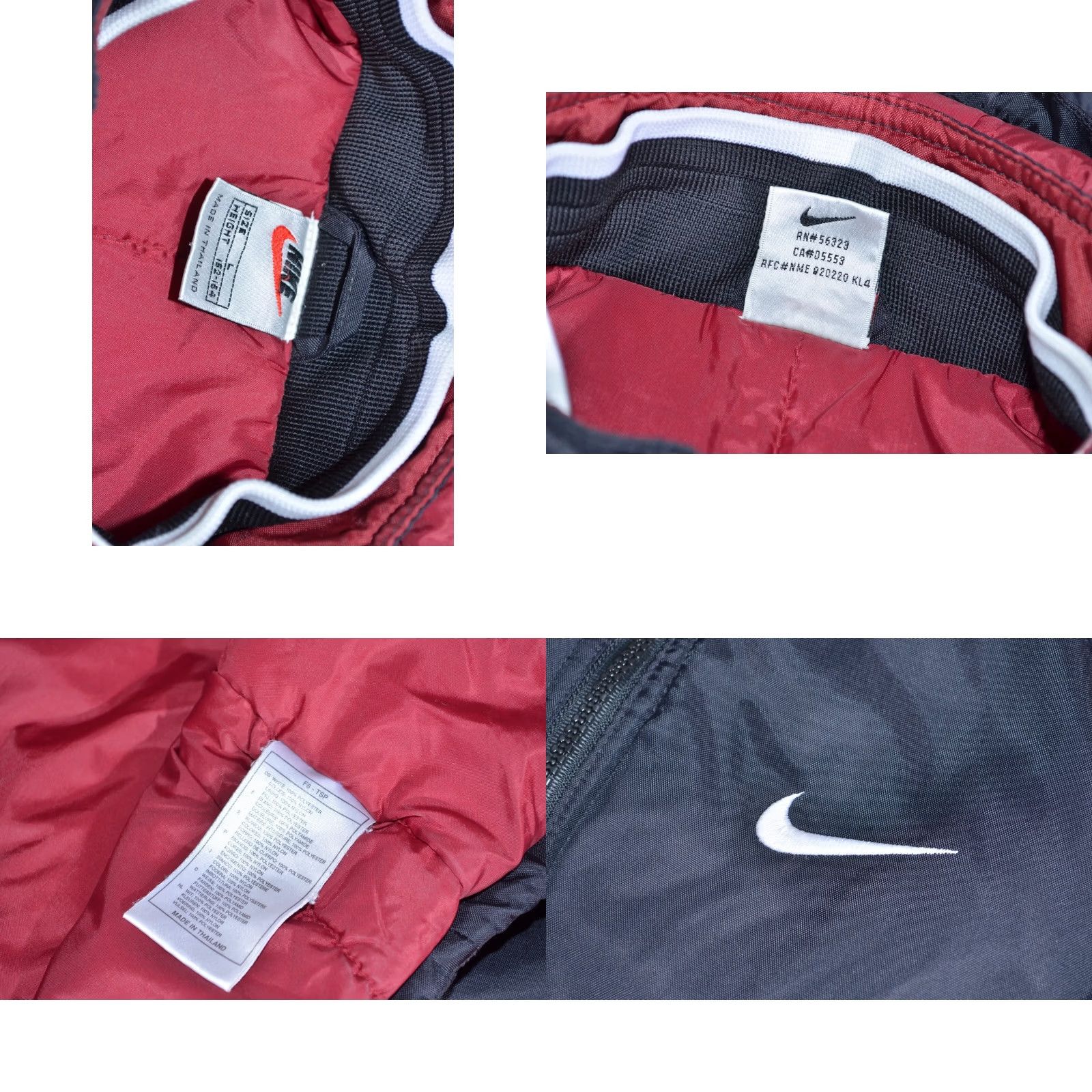 Nike VINTAGE Nike Women's Winter Jacket Hooded Padded Big Logo Size L Jacket Womens Logo White XS? Size M / US 6-8 / IT 42-44 - 8 Thumbnail