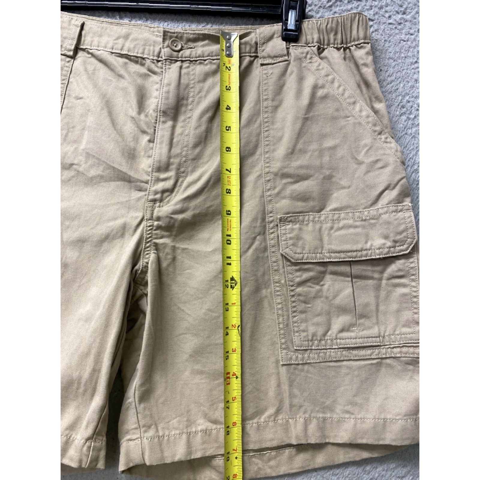 Savane Savane cargo hiking shorts Men's 40x10 Tan Comfort waist cotton Outdoor /130-4 Size US 40 / EU 56 - 5 Thumbnail