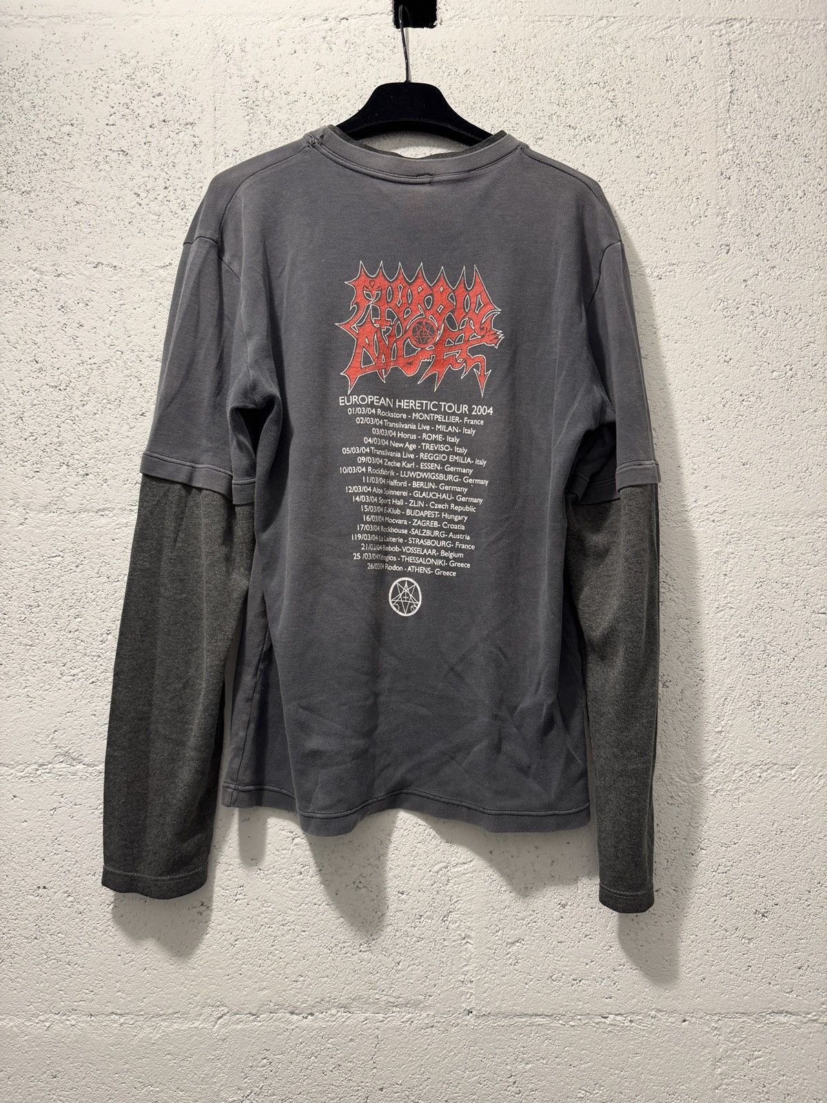 Band Tees × Vintage *RARE* 2004 FRANCE TOUR BAND TEE VINTAGE MORBID ANGEL 00s Size US M / EU 48-50 / 2 - 2 Thumbnail