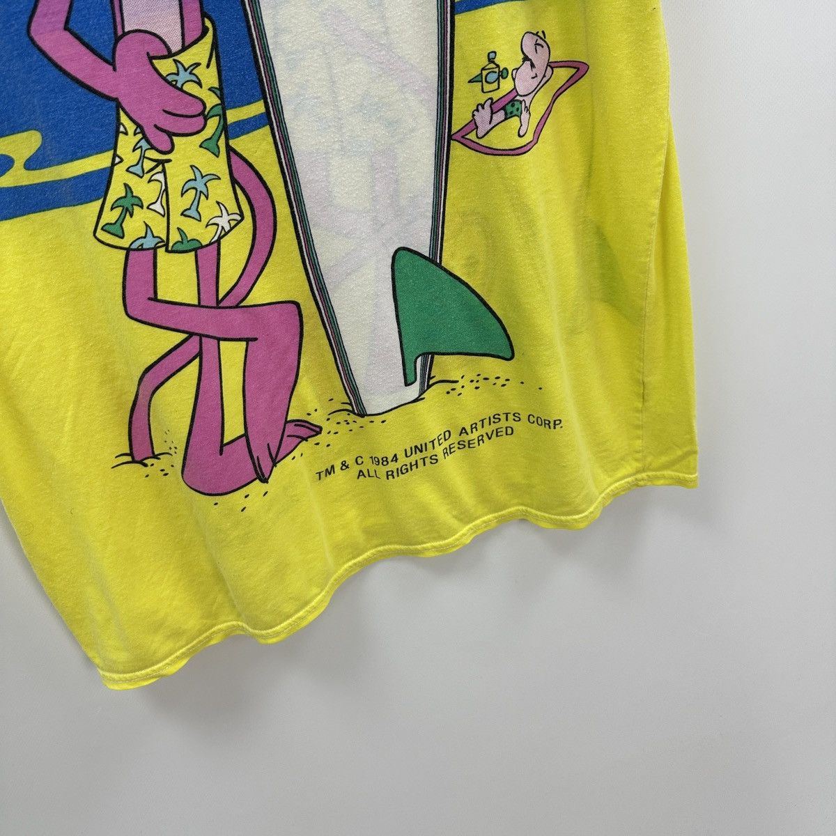 Vintage Vintage 80s Pink Panther Tank Top Hawaii Beach 1984 y2k hype Size S / US 4 / IT 40 - 5 Thumbnail