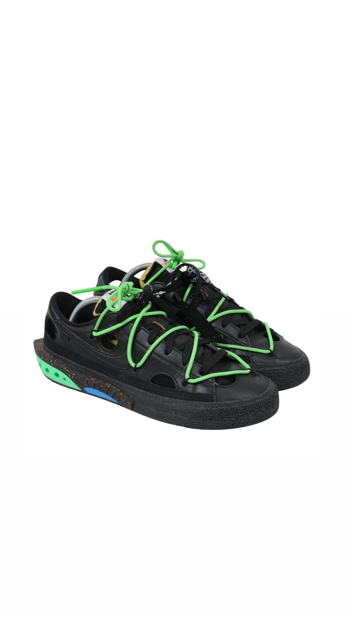 Nike × Off-White Blazer Low Top Black Electro Lime Size US 10 / EU 43 - 12 Thumbnail