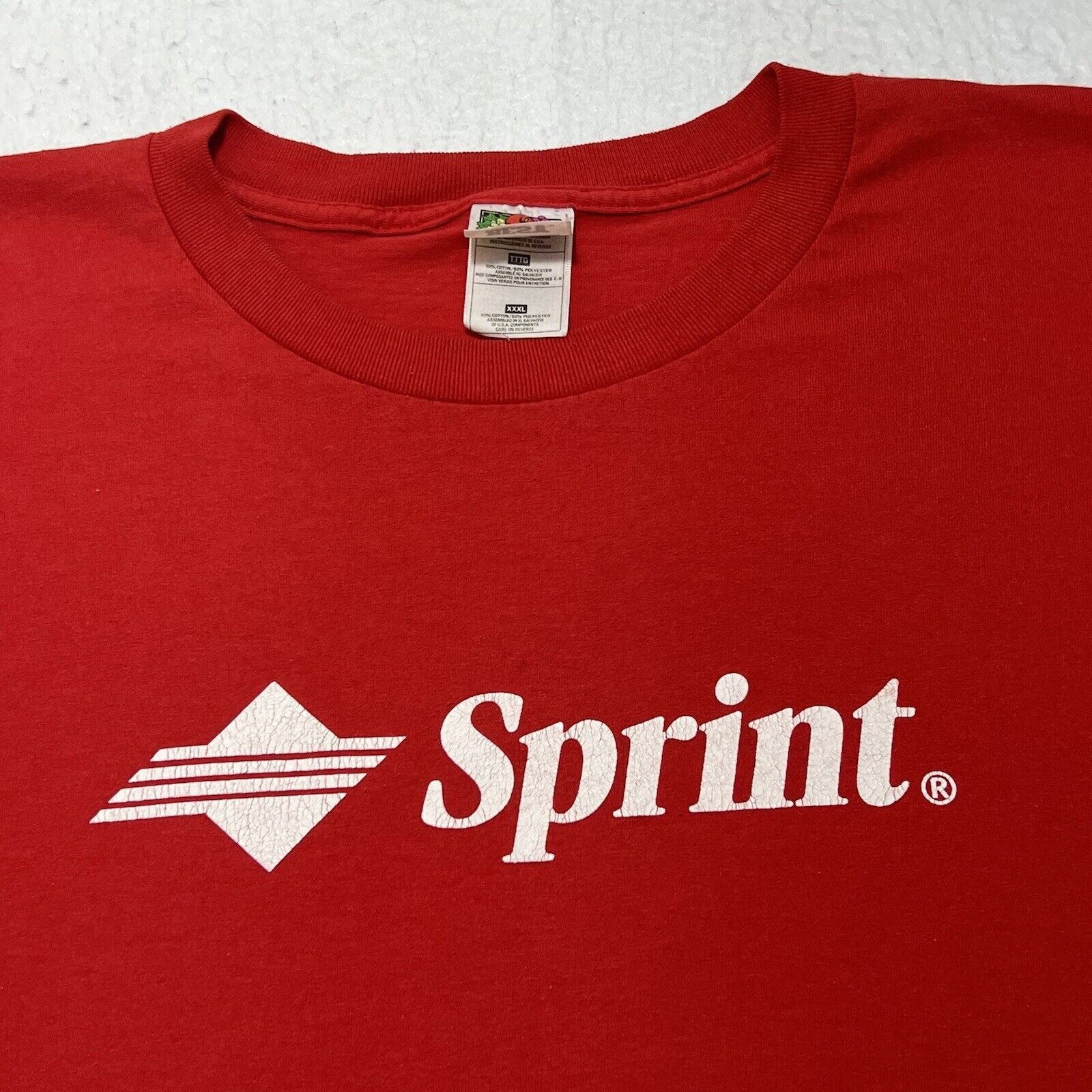 Fruit Of The Loom Vintage Fruit of the Loom Sprint Community Volunteer Tee Size US XXL / EU 58 / 5 - 2 Thumbnail