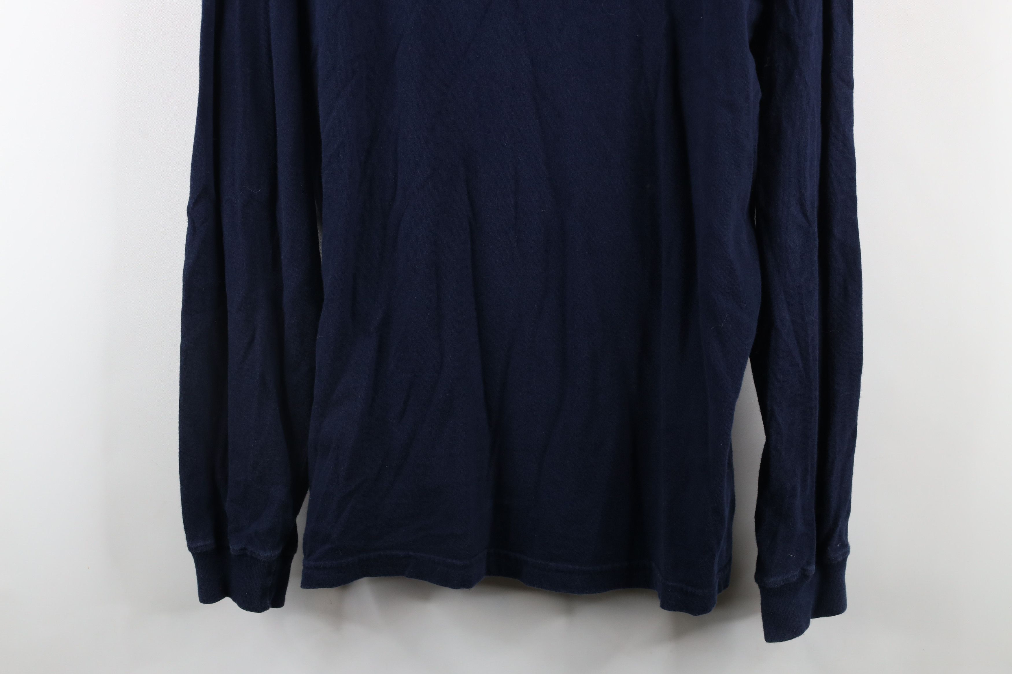 Eddie Bauer × Vintage Vintage 90s Eddie Bauer Long Sleeve T-Shirt Blue Cotton USA Size US M / EU 48-50 / 2 - 3 Thumbnail