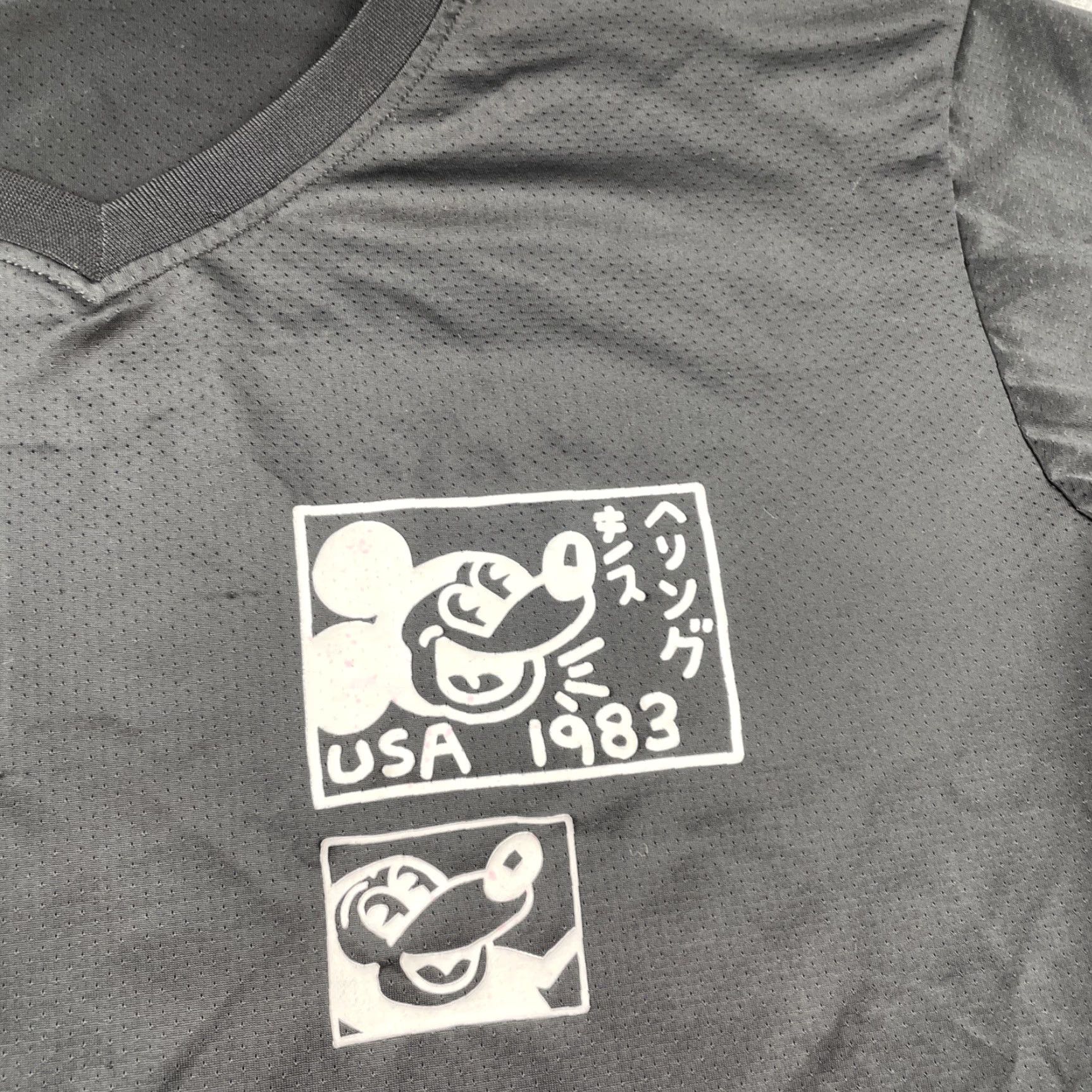 Disney VINTAGE Disney Mickey Mouse X Keith Haring Artist Jersey Black & White Adult Size Small Size US S / EU 44-46 / 1 - 4 Thumbnail