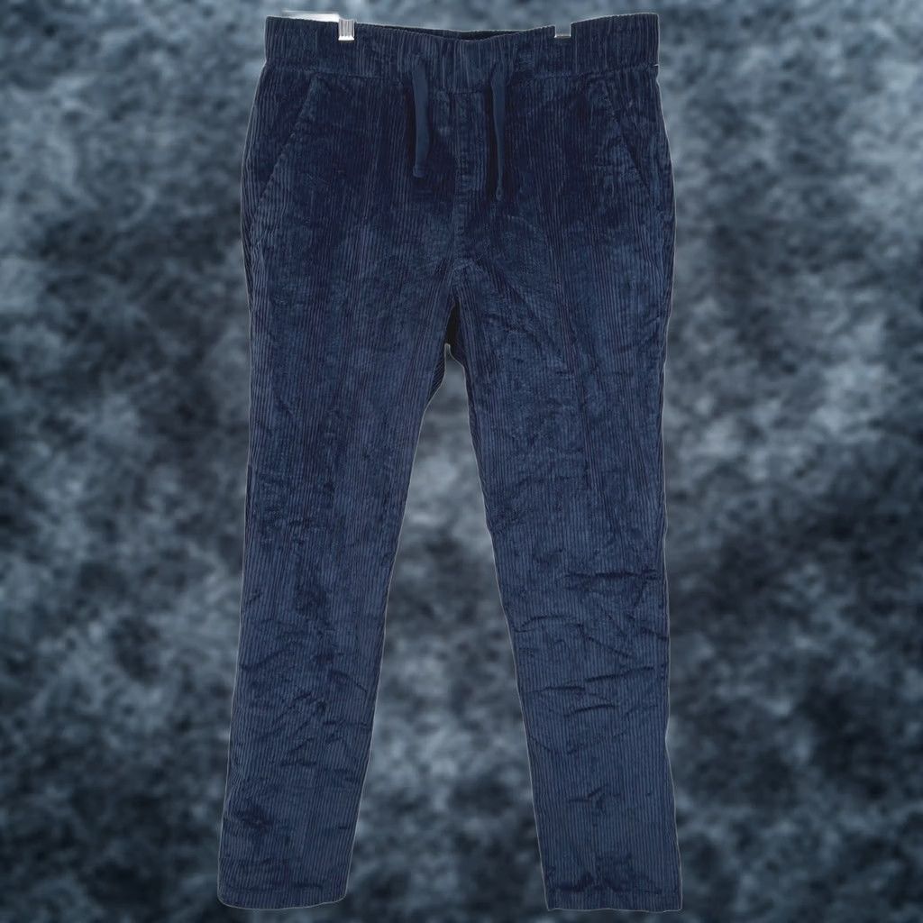 Weatherproof Weatherproof Vintage Pants Navy Blue Corduroy Drawstring Slim Straight Men M Wide? Size US 31 - 1 Thumbnail