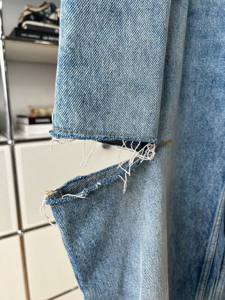 Other Maison Margiela Blue knife-cut jeans Size 24" / US 00 / IT 34 - 2 Thumbnail