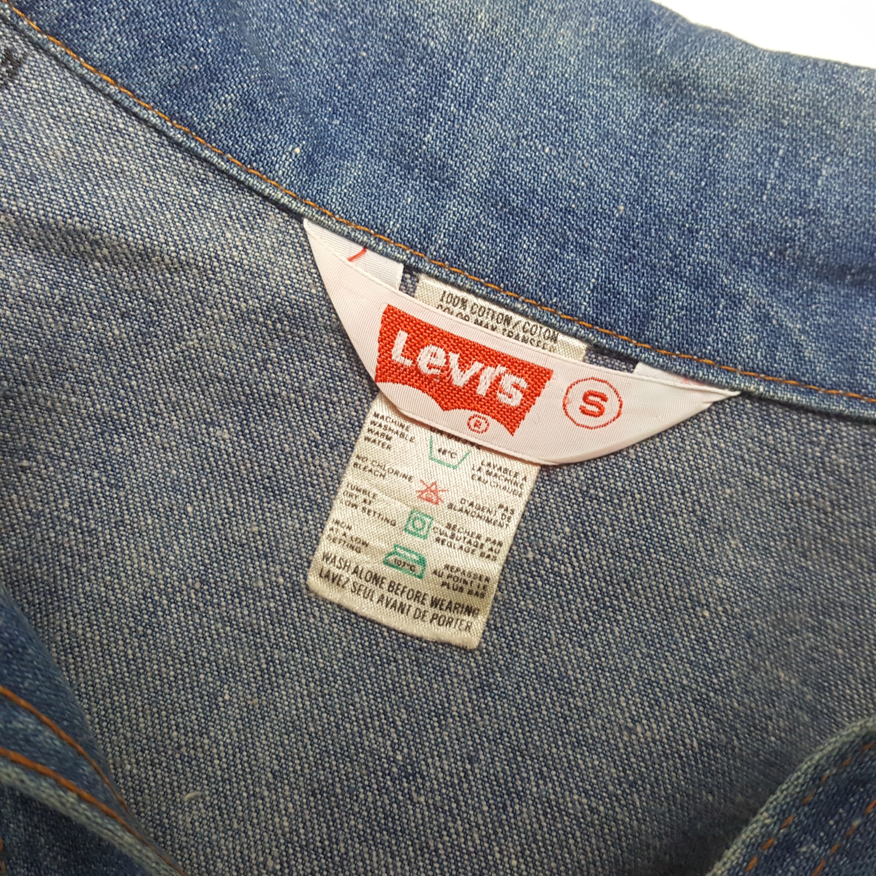 Levi's Levis Pocket Fashion Design Style Shirt RR8 Size S / US 4 / IT 40 - 4 Thumbnail
