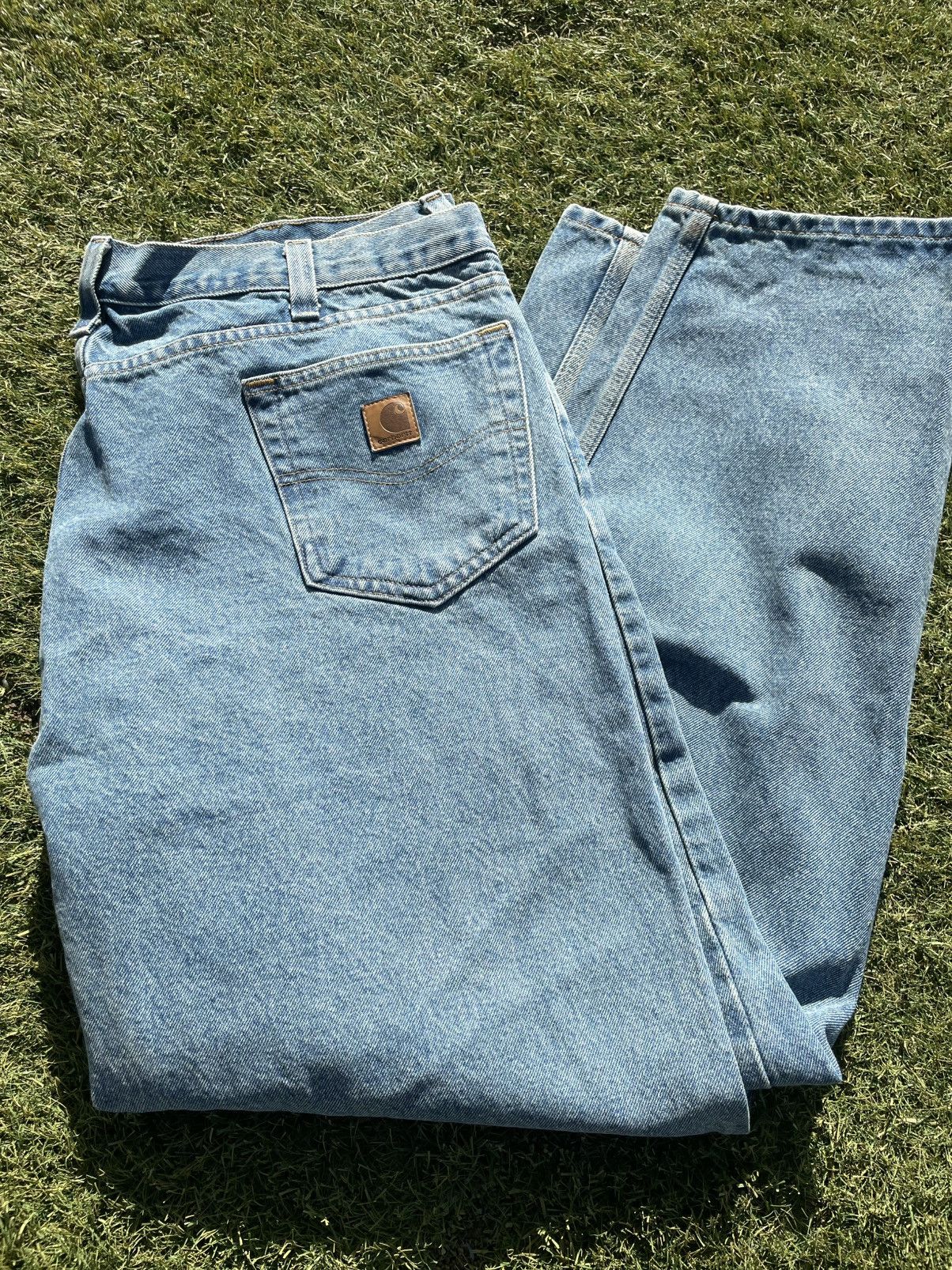 Carhartt Vintage Carhartt Relaxed Fit Jeans Mens Size 42x32 B460-LVB Size US 42 / EU 58 - 7 Thumbnail