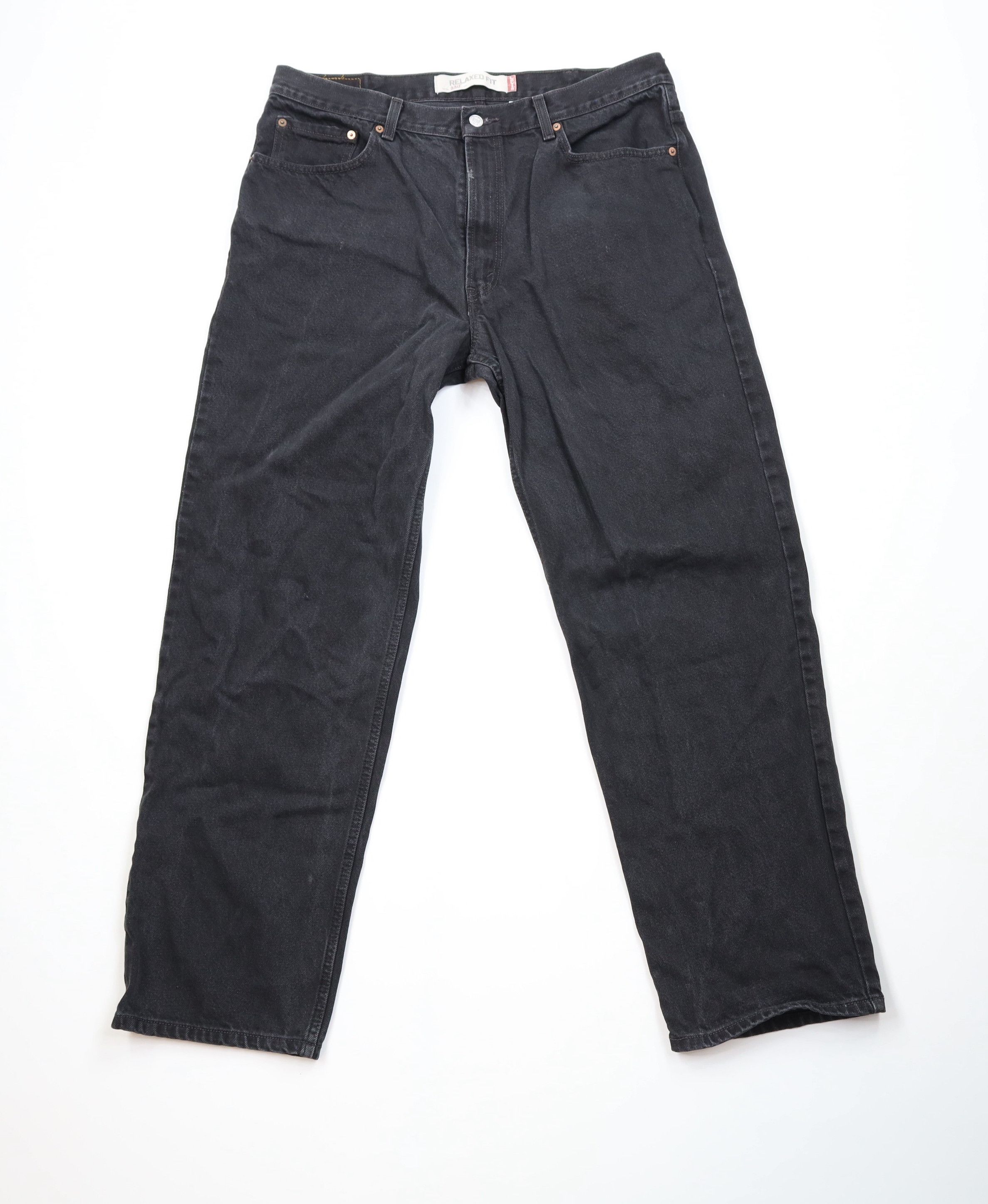 Levi's Vintage Y2K Levis 550 Relaxed Fit Denim Jeans Black Cotton Size US 38 / EU 54 - 1 Thumbnail