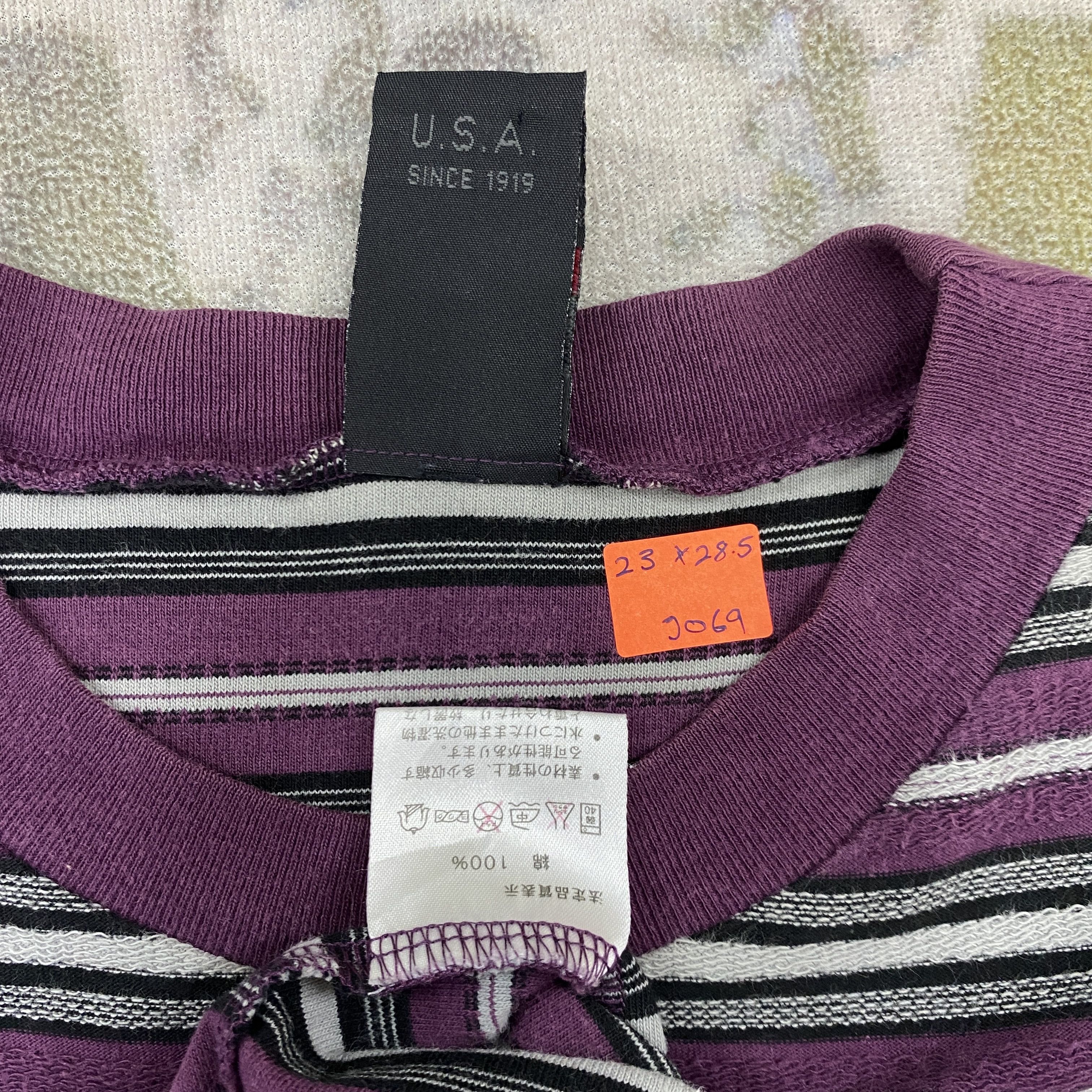 Champion Vintage Champion Streak Striped T-shirt - J069 Size US L / EU 52-54 / 3 - 4 Thumbnail