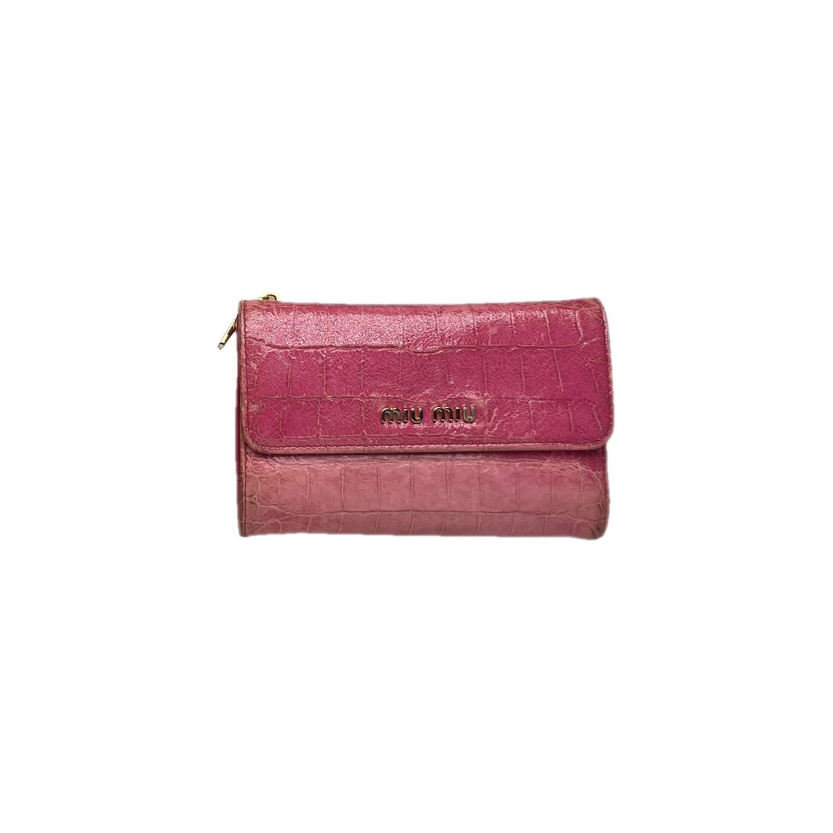 Pink Leather Wallet