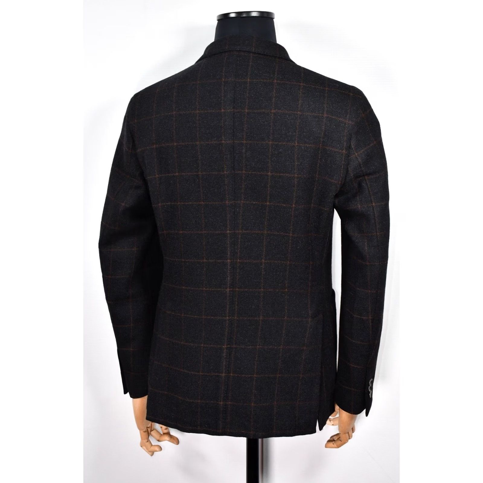 Boglioli Boglioli Blazer Shirt Men Brown Wool Plaid Dover 50 Vintage Not Applicable Size 50R - 5 Thumbnail