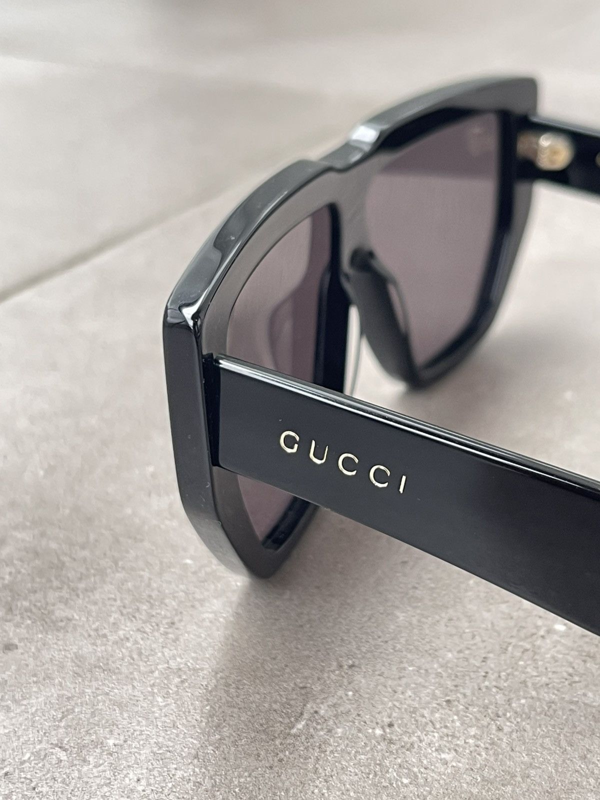 Gucci !DS! Gucci GG0997S Black Shield Sunglasses Size ONE SIZE - 7 Thumbnail