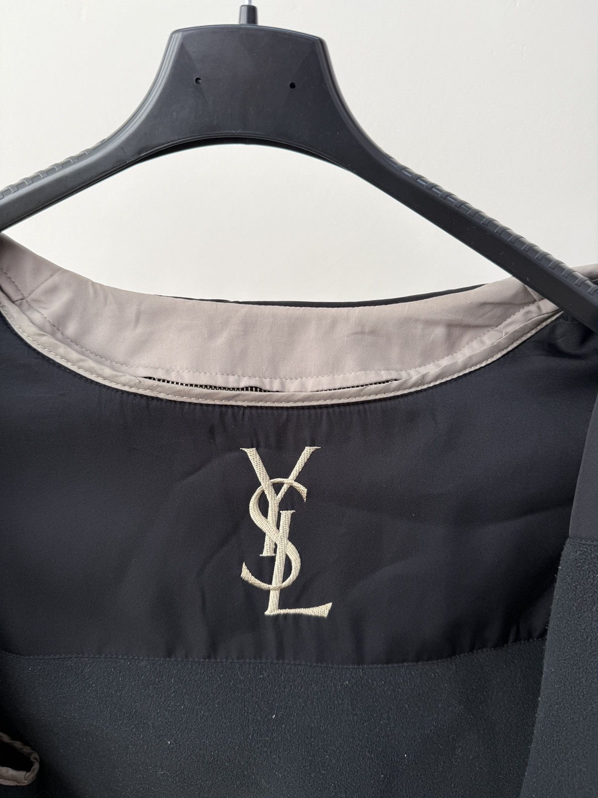 Yves Saint Laurent Vintage Yves Saint Laurent YSL Black Jacket Fleece Lined Zip Size US L / EU 52-54 / 3 - 7 Thumbnail