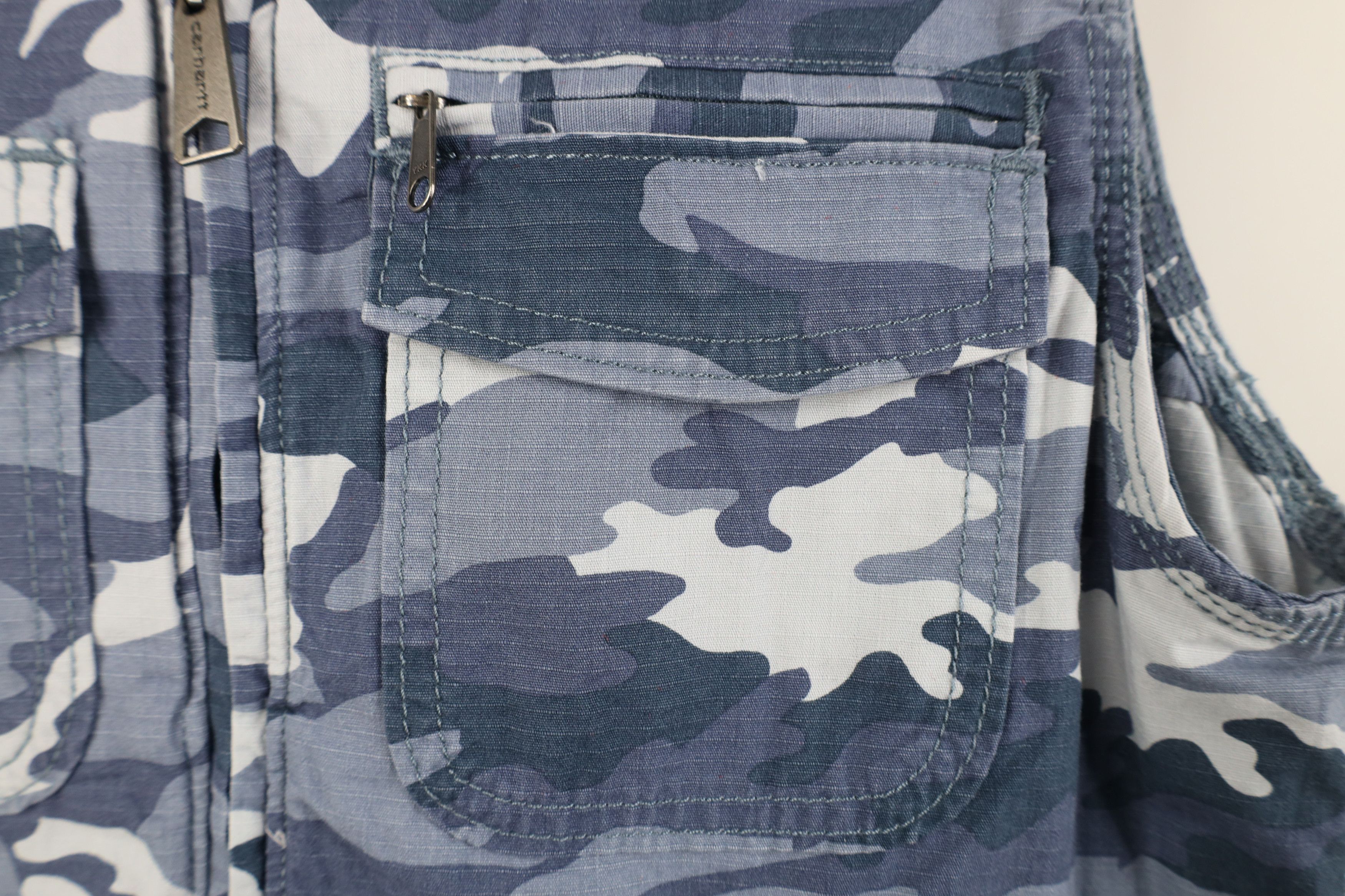 Carhartt Vintage Carhartt Ripstop Camouflage Full Zip Vest Jacket Size S / US 4 / IT 40 - 5 Thumbnail