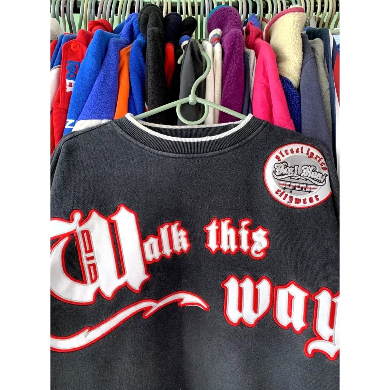 Karl Kani VINTAGE Karl Kani Big Logo Sweatshirt Mens S Black Cotton Knit Pullover Sweatshirt Logo Decade: 90s Size US S / EU 44-46 / 1 - 3 Thumbnail