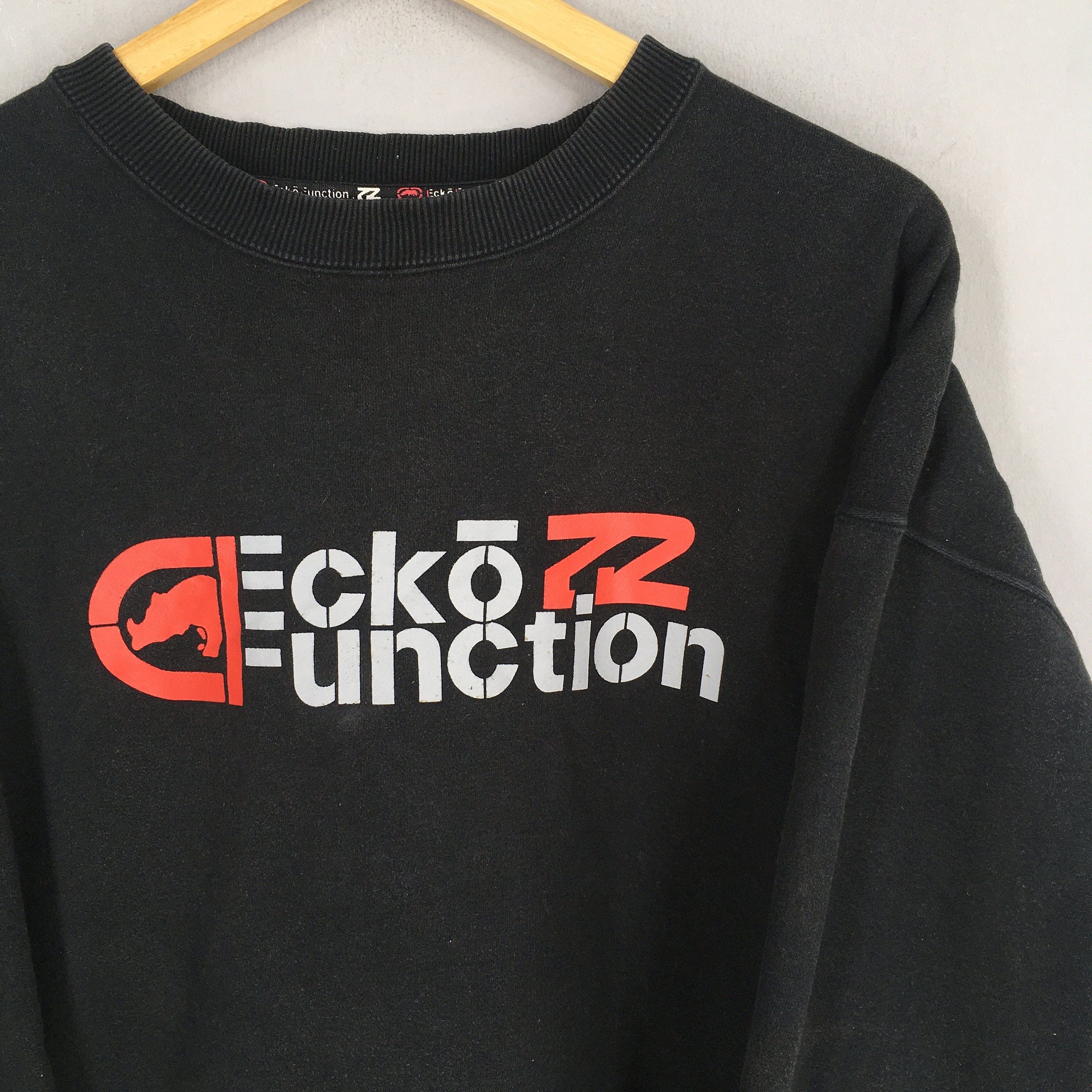 Ecko Unltd. Vintage Ecko Function Black Sweatshirt XLarge Size US XL / EU 56 / 4 - 2 Thumbnail